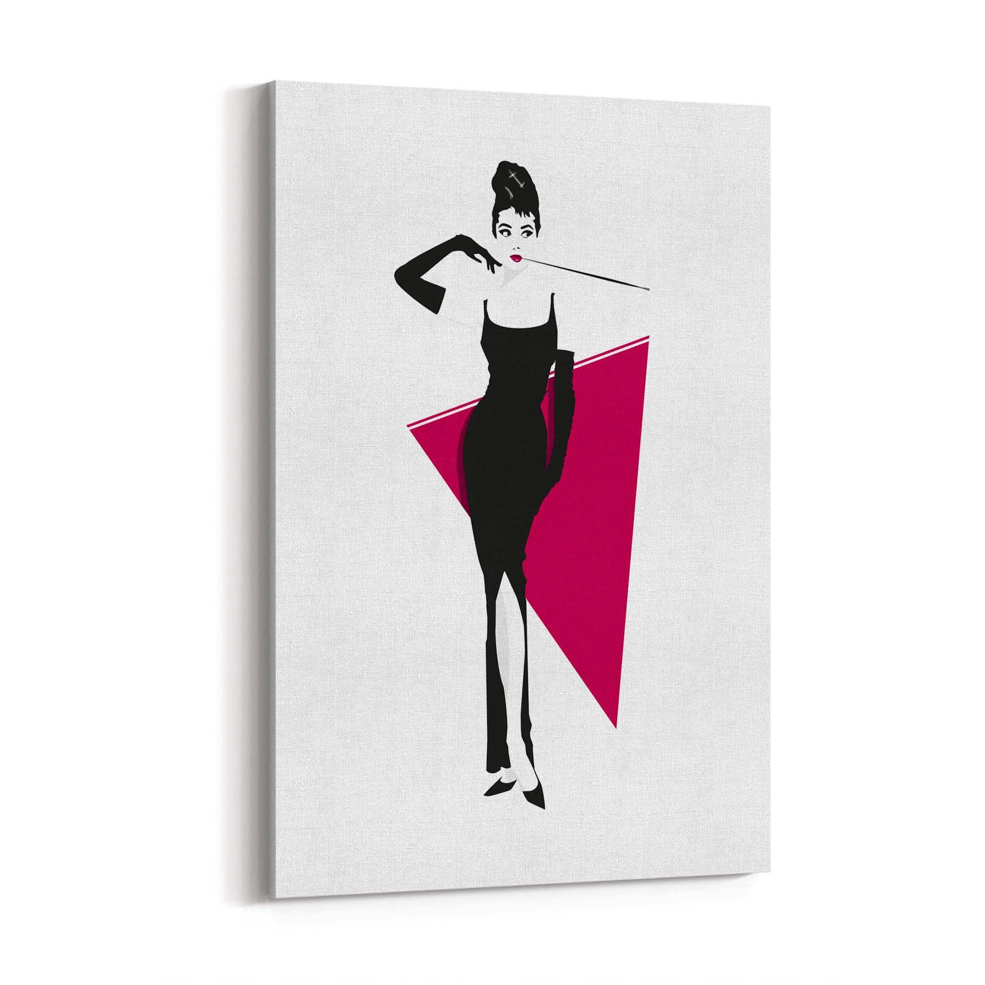 Audrey Hepburn Print - Silhouette