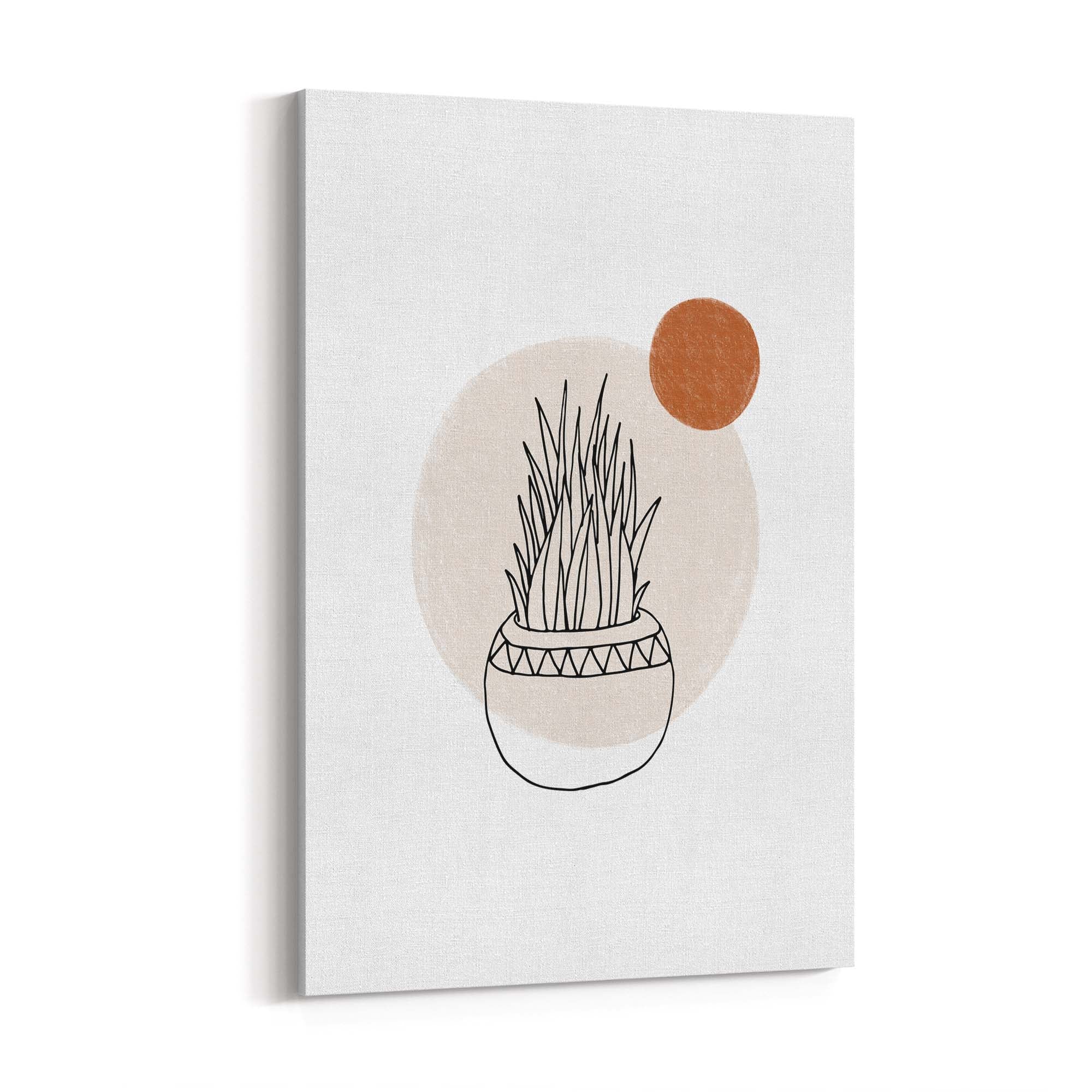 Modern Abstract Shape Minimal Retro Wall Art #10 - The Affordable Art Company