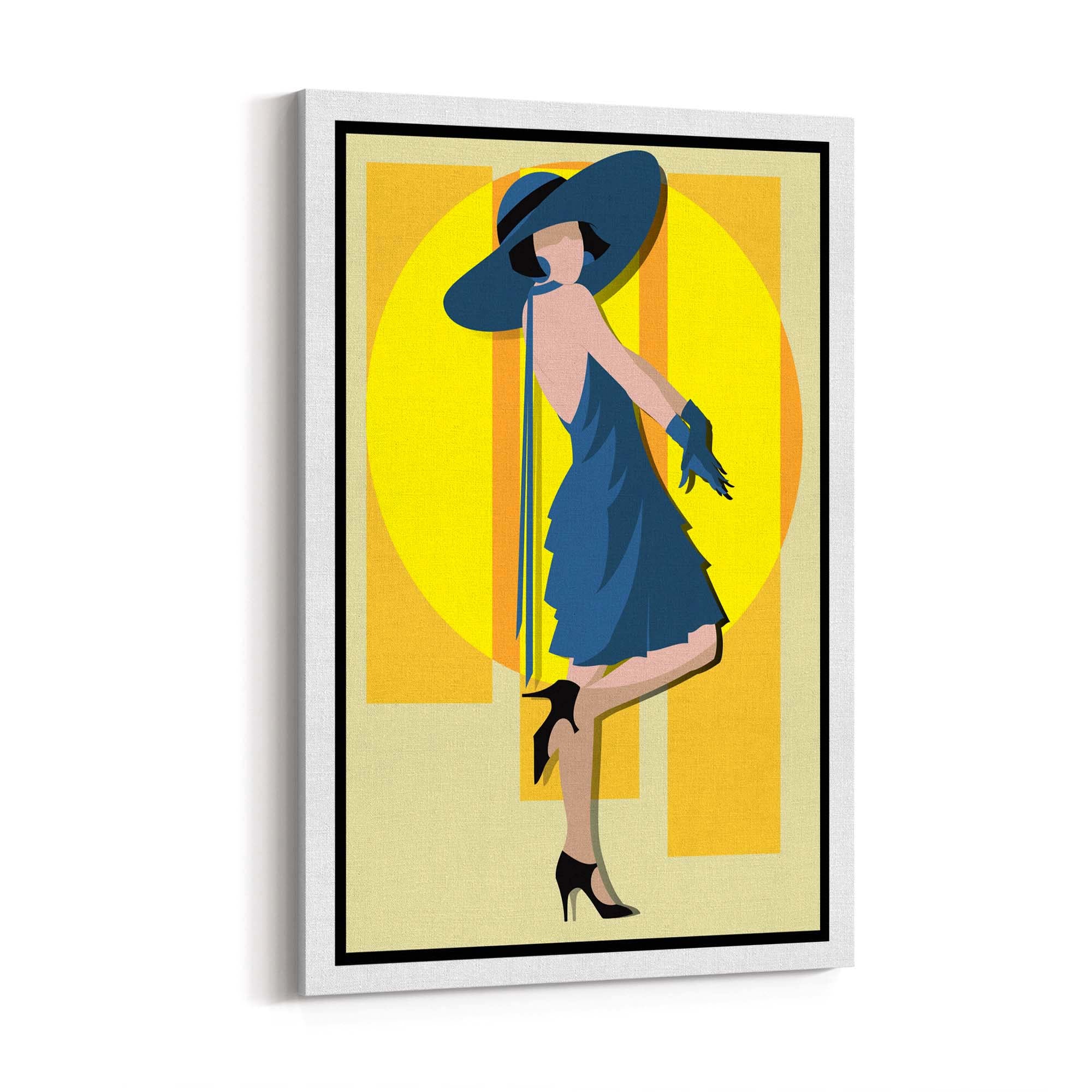 Art Deco New York Fashion Retro Vintage Wall Art #3 - The Affordable Art Company