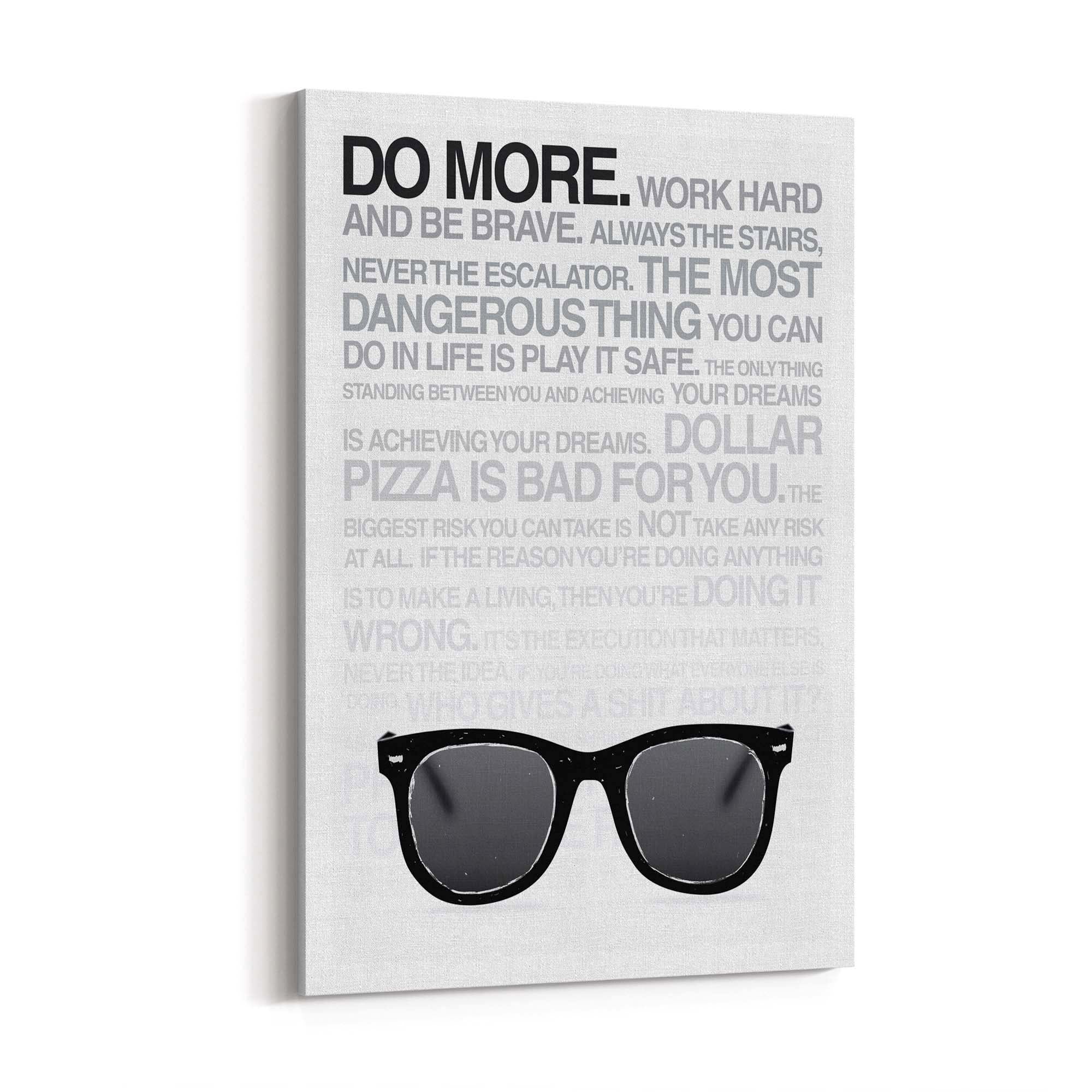 "Do More" Work Office Motivational Quote Wall Art - The Affordable Art Company