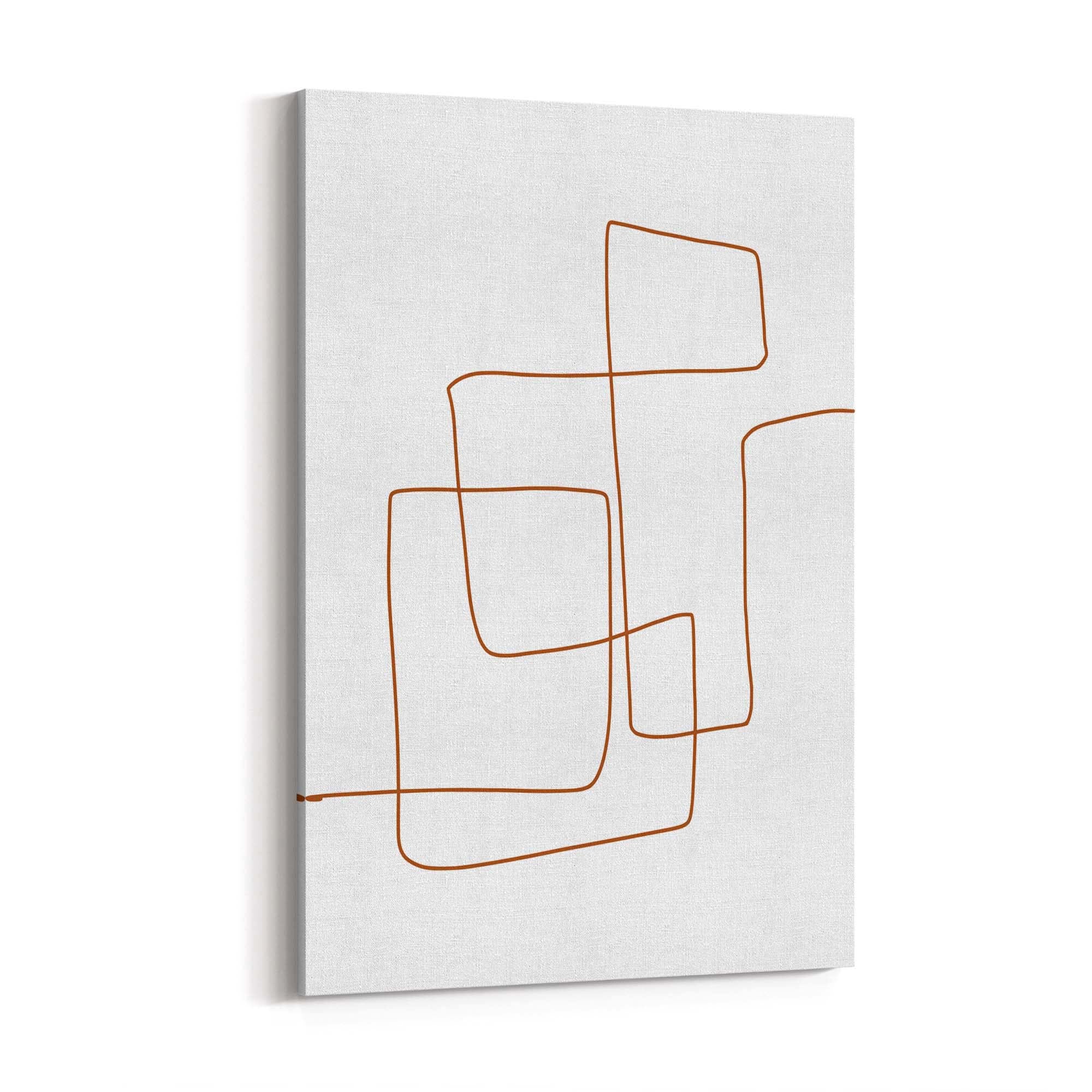Minimal Line Drawing Abstract Wall Art #10 - The Affordable Art Company