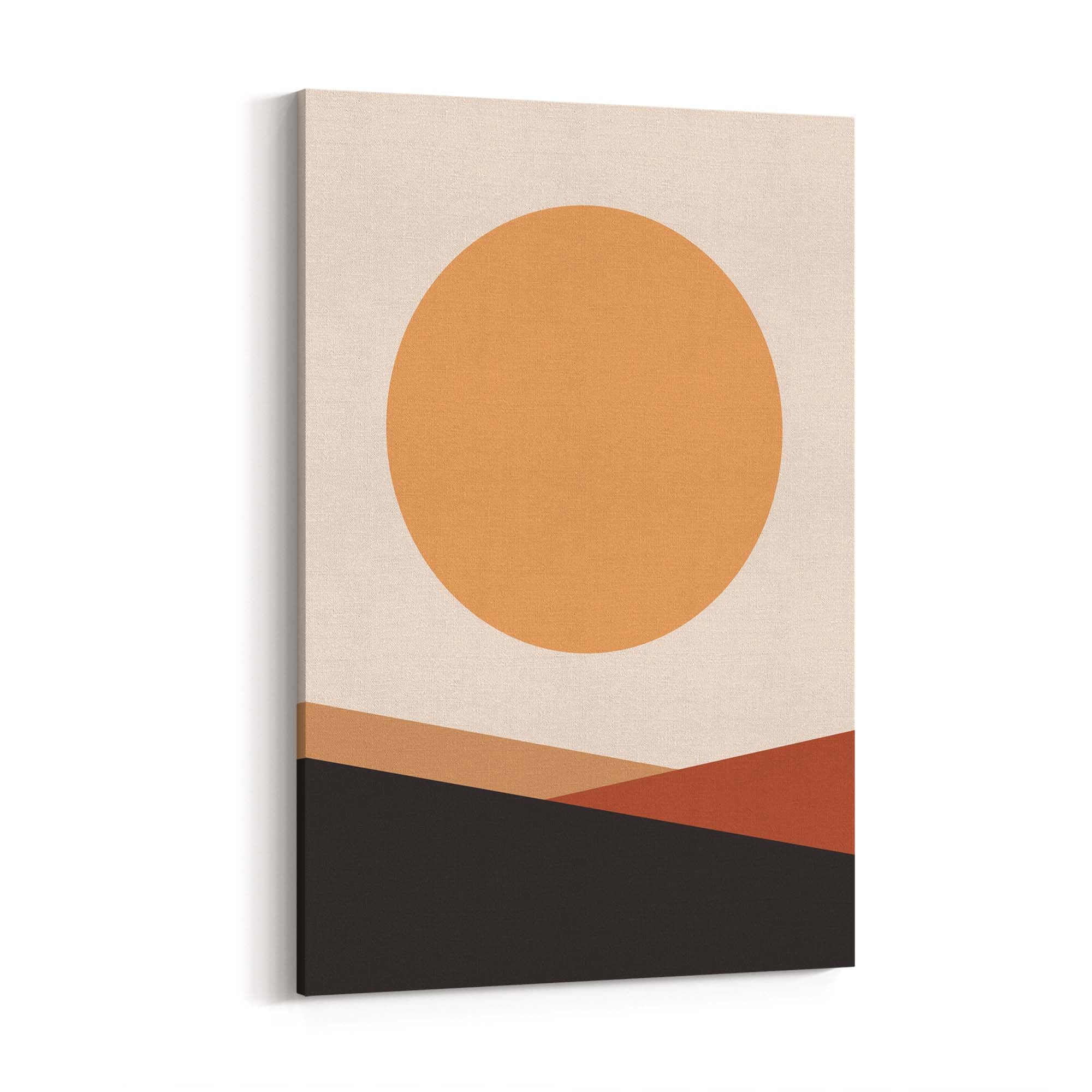 Minimal Pastel Abstract Lines and Shapes Wall Art #17 - The Affordable Art Company
