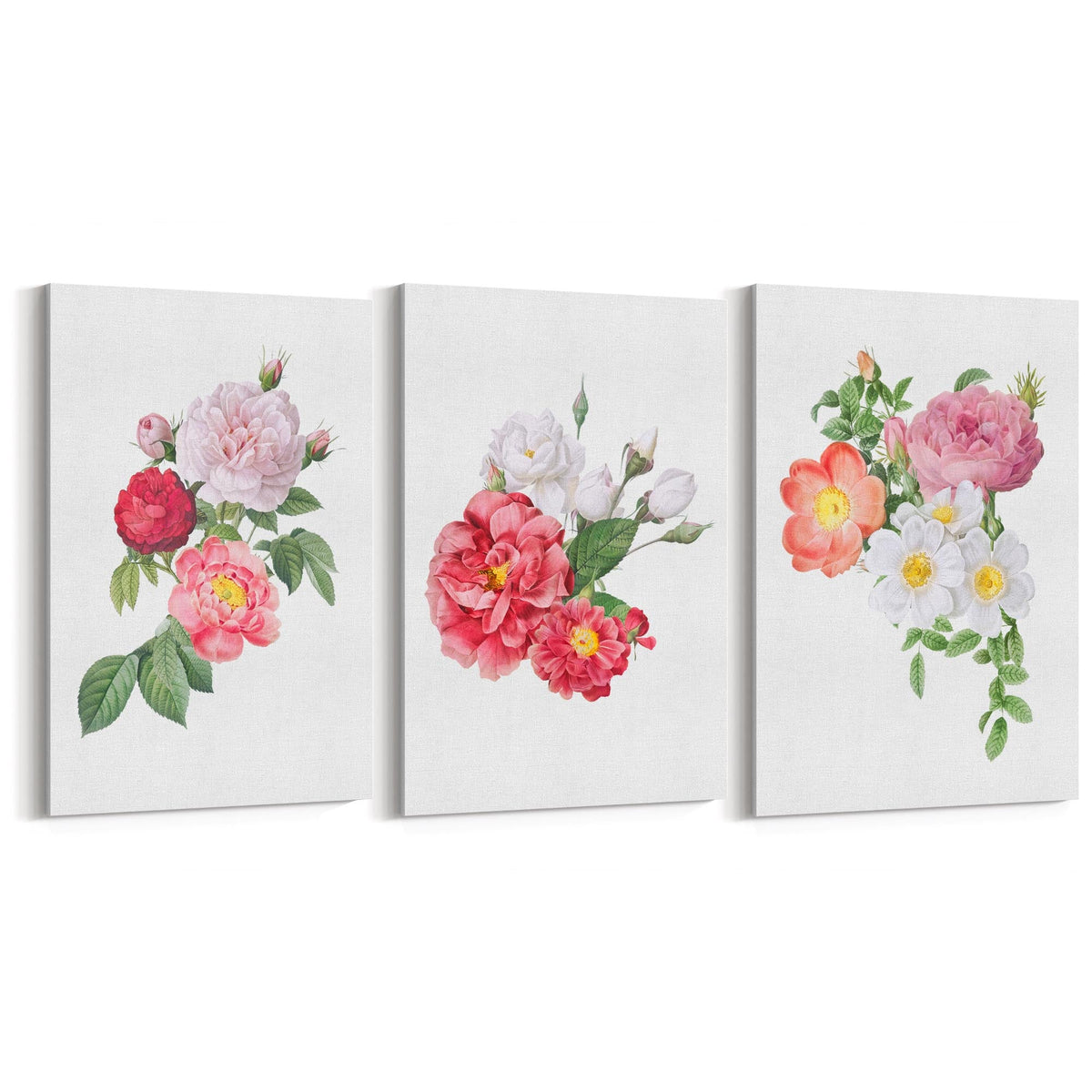 Set of Floral Botanical Flower Kitchen Wall Art