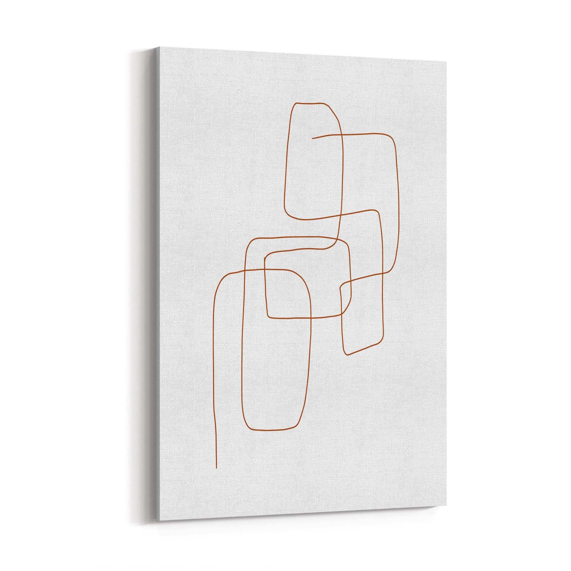 Minimal Lines Abstract Wall Art #1 - The Affordable Art Company