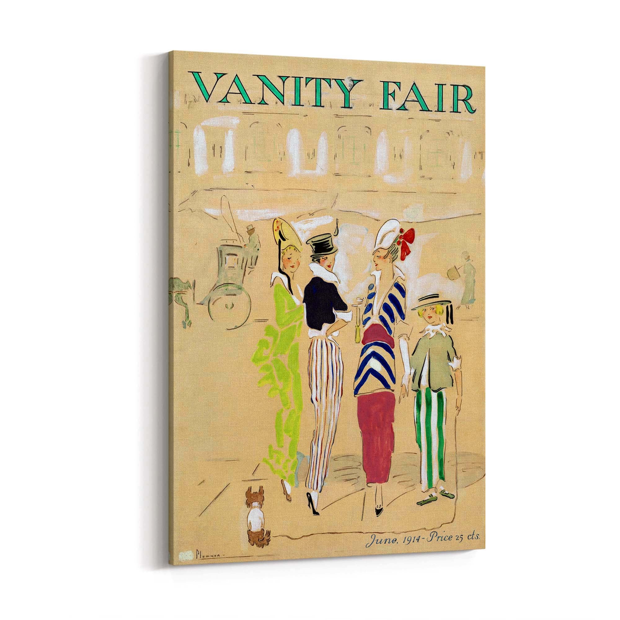 Vintage Vanity Fair Fashion Wall Art - The Affordable Art Company
