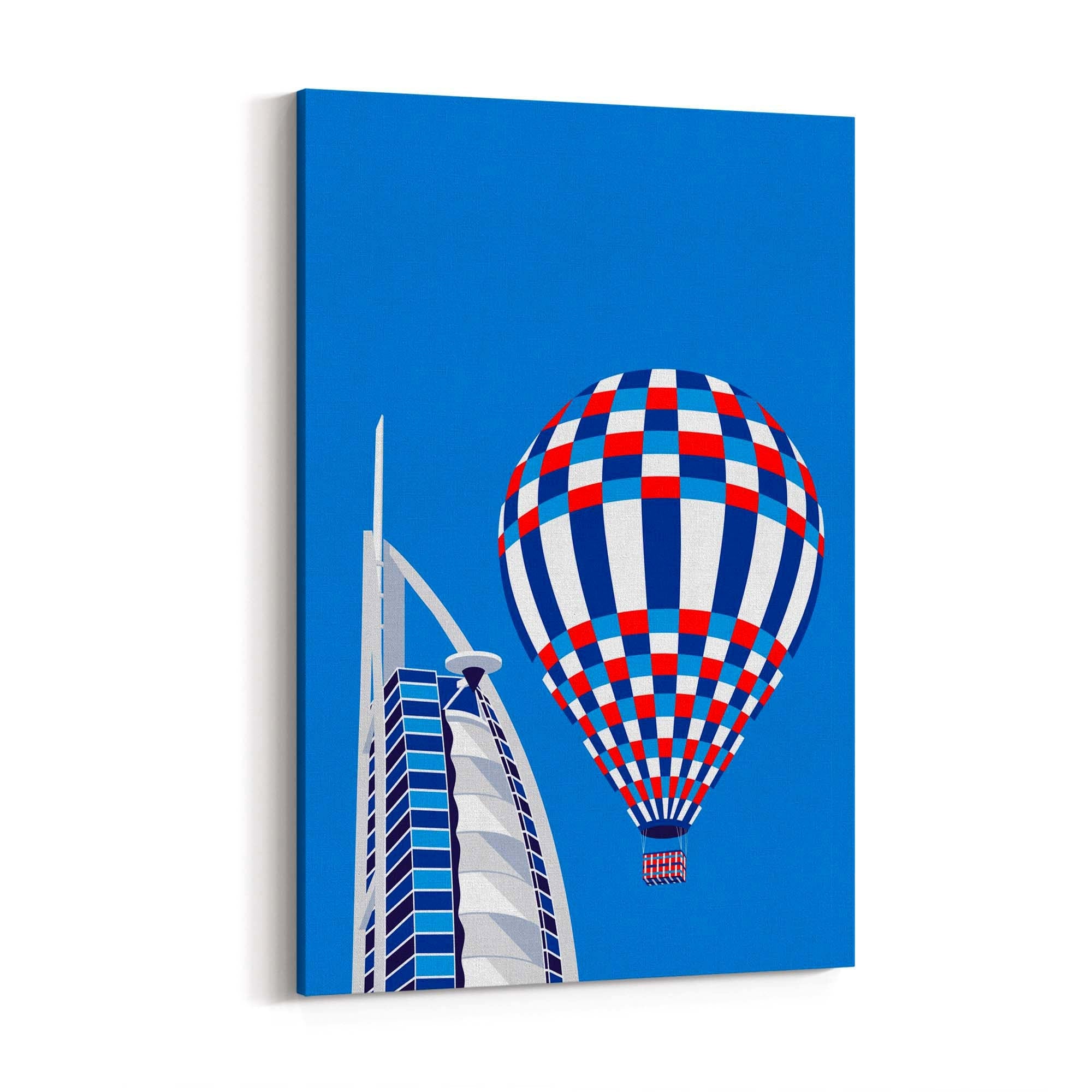Retro Dubai UAE World Travel Vintage Wall Art #2 - The Affordable Art Company