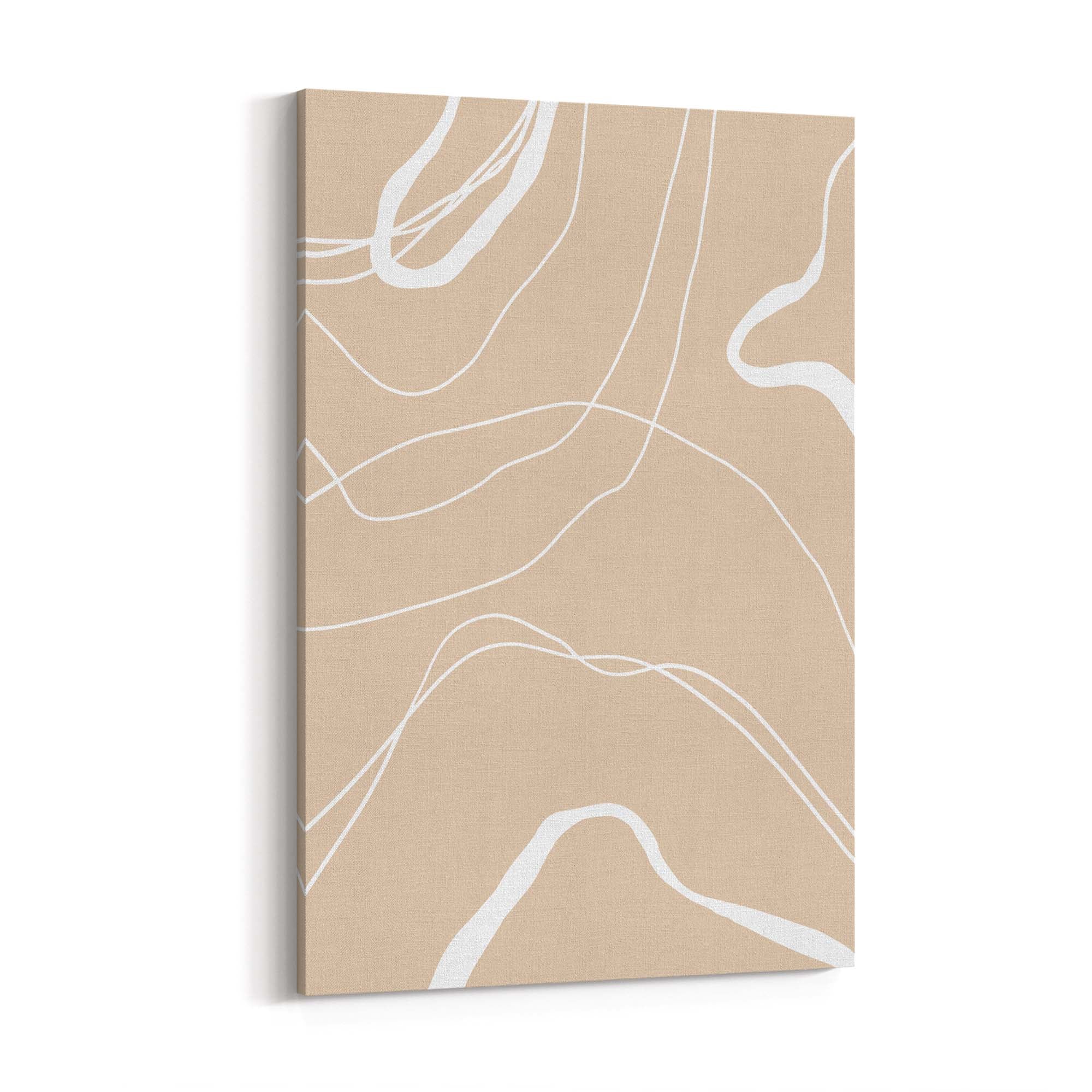 Minimal Pastel Abstract Retro Shapes Wall Art #7 - The Affordable Art Company