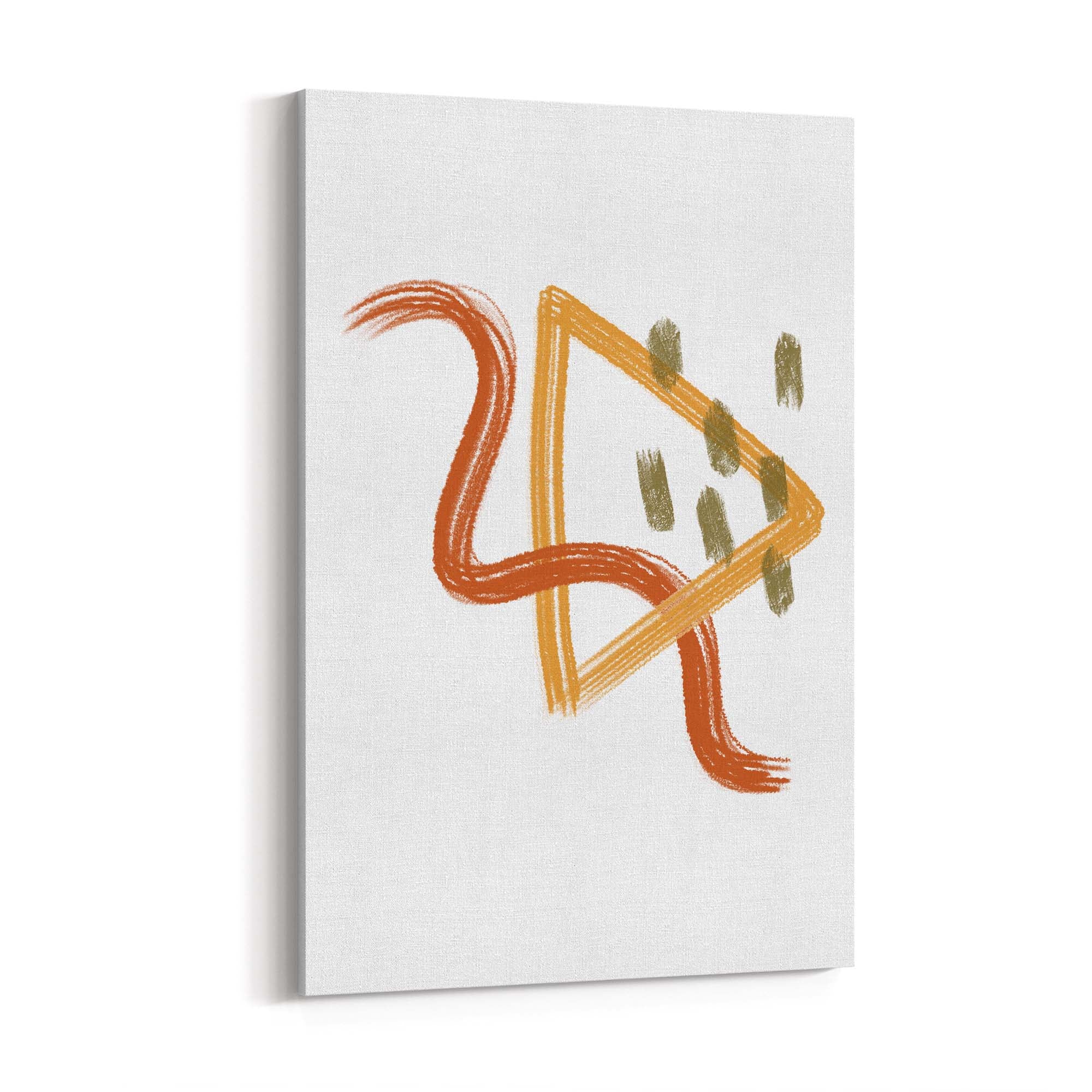 Shaped Abstract Minimal Wall Art - The Affordable Art Company