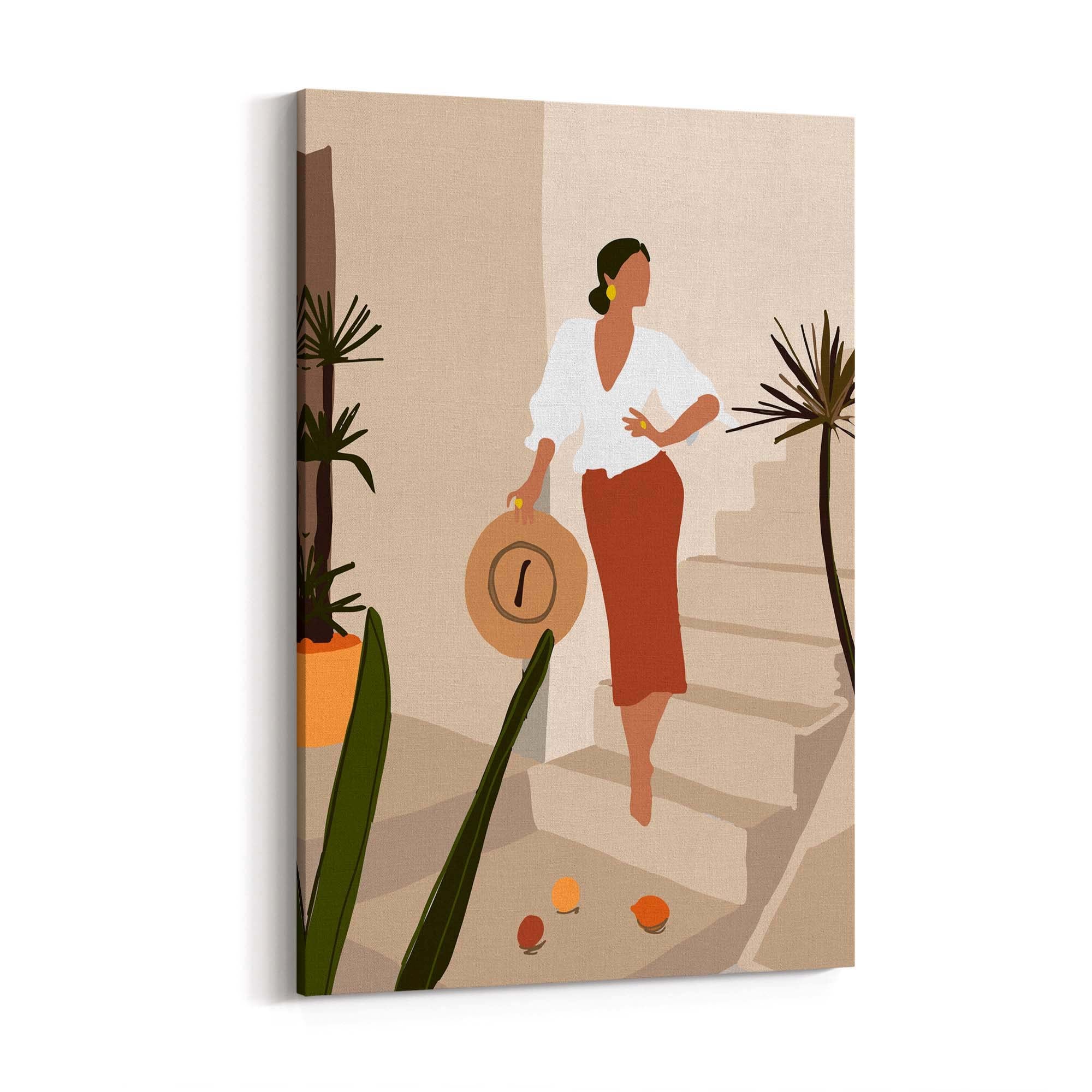 Fashion Minimal Retro Girls Bedroom Wall Art #4 - The Affordable Art Company