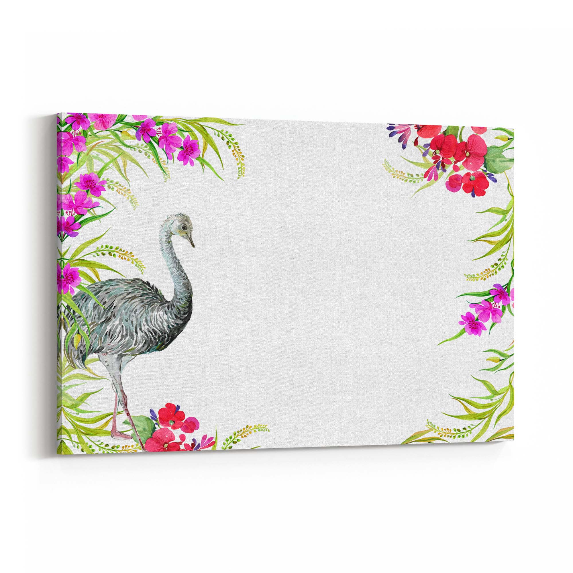 Australian Emu Painting Animal Nursery Wall Art #1 - The Affordable Art Company