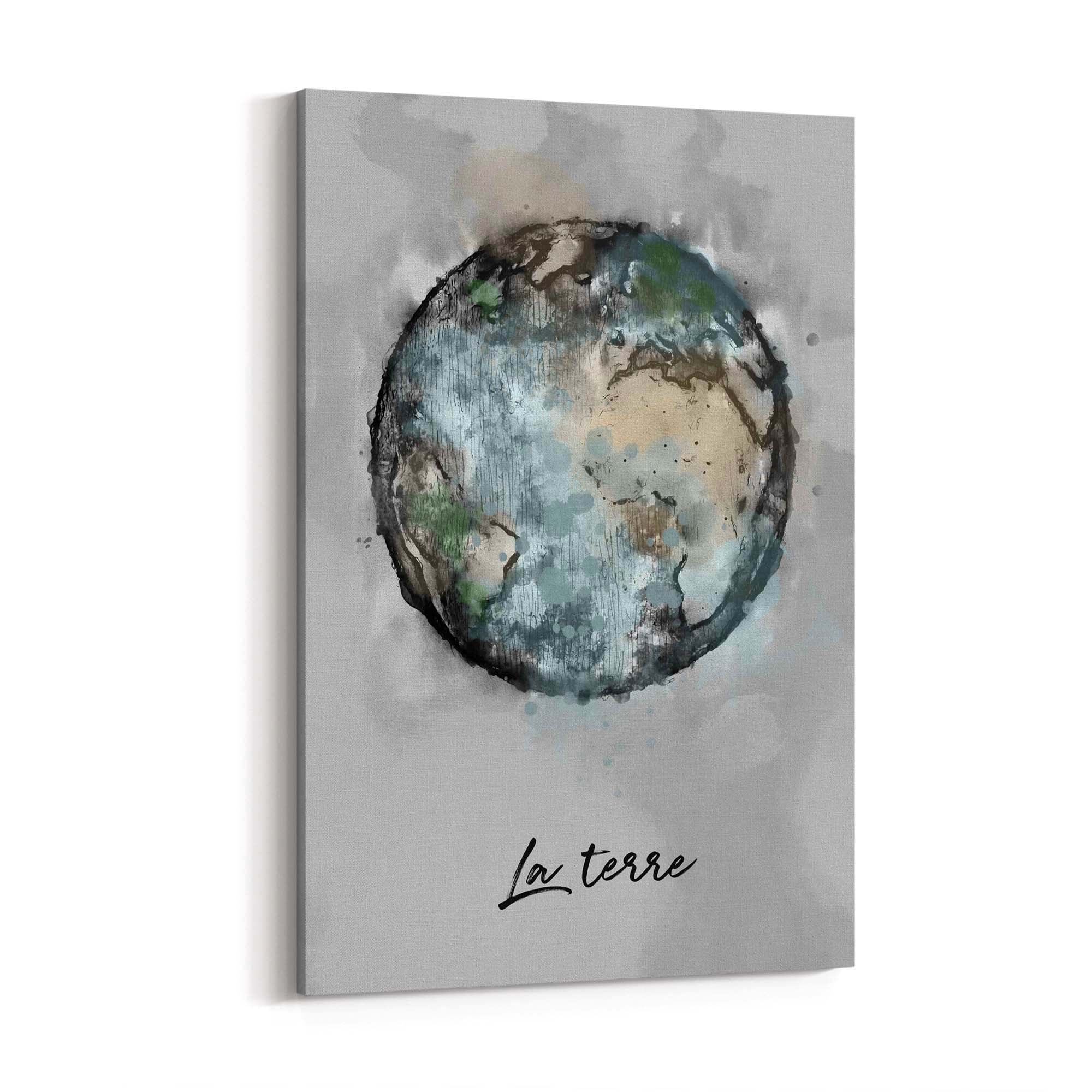 The Earth Space Science Painting Wall Art - The Affordable Art Company