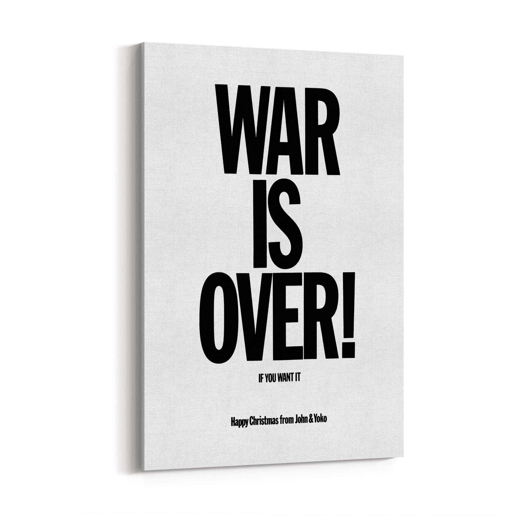 War Is Over "Christmas" John Lennon Beatles Art - The Affordable Art Company