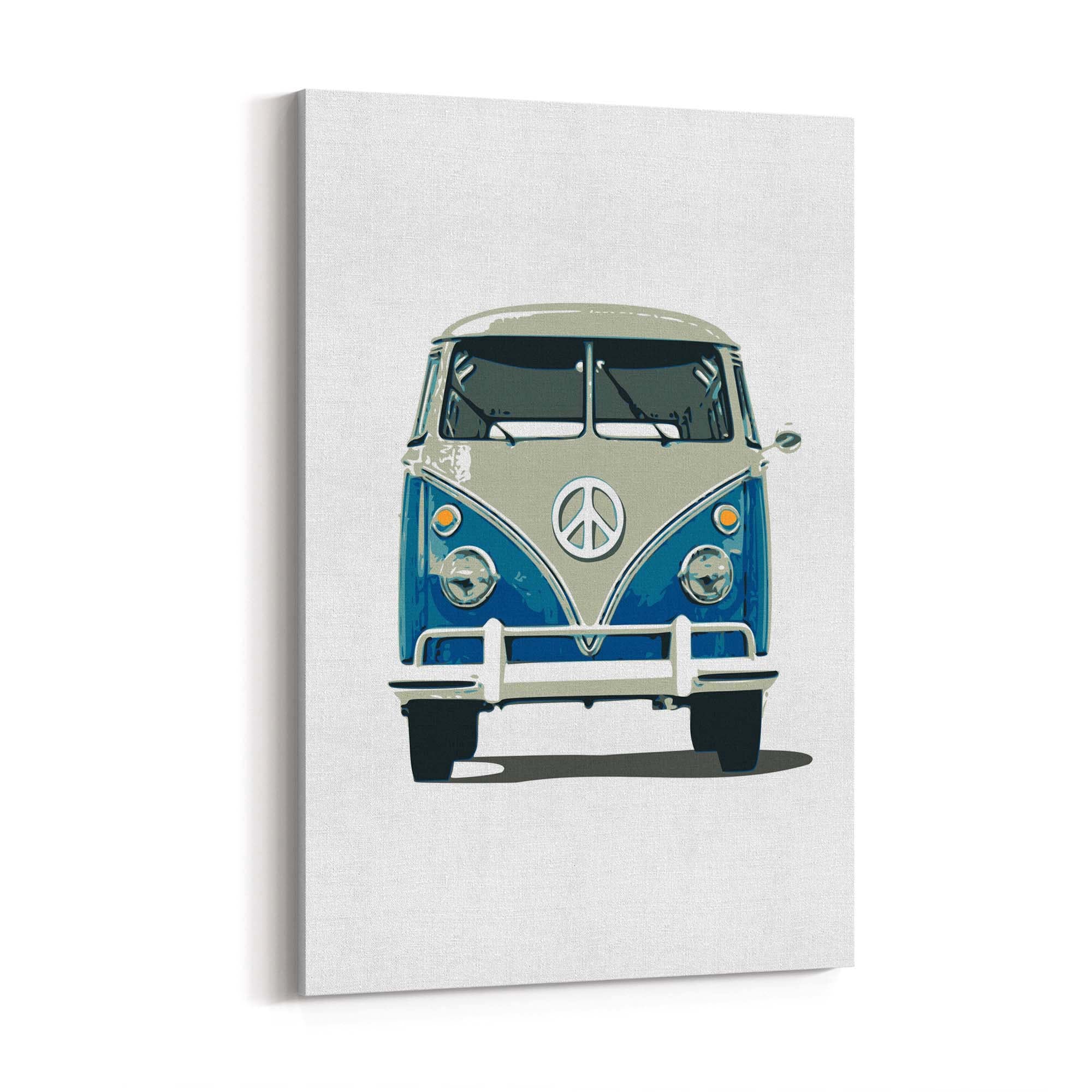 Retro Camper Van Travel Boho Hippy Wall Art #2 - The Affordable Art Company