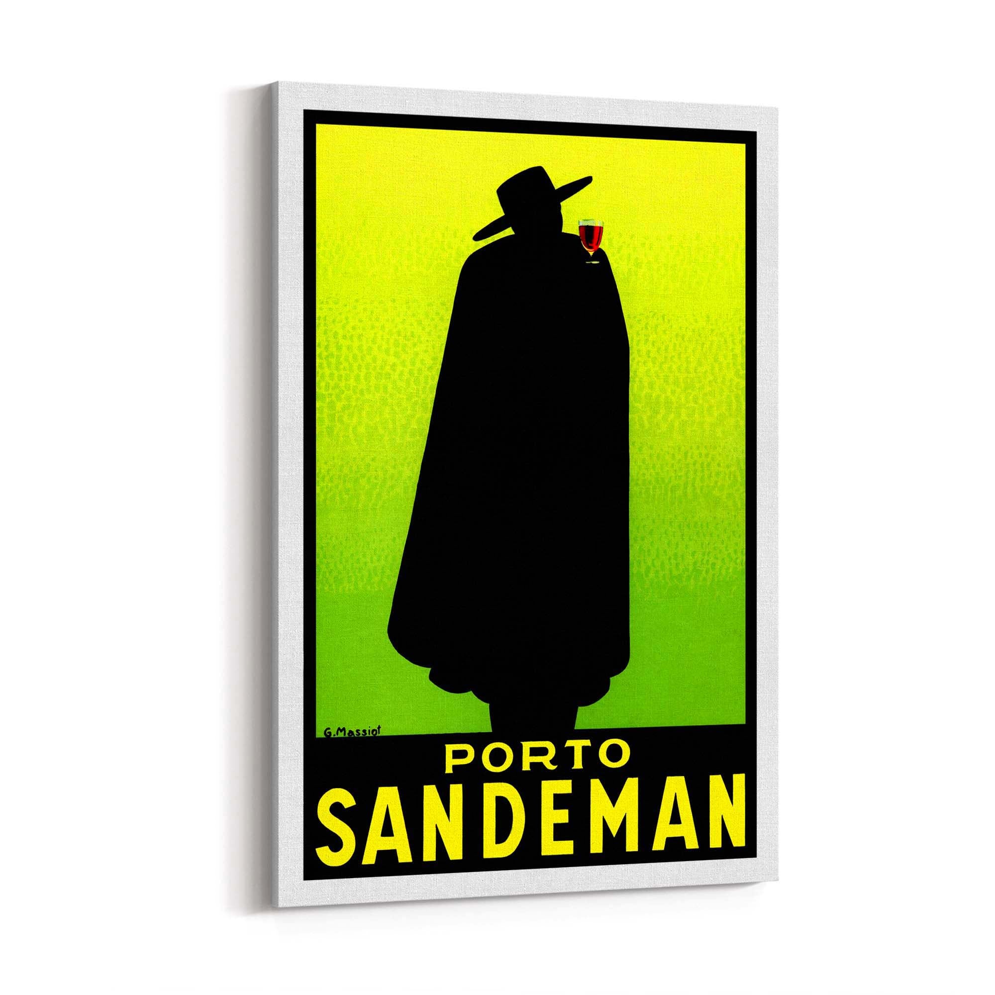 Porto Sandeman Vintage Drinks Advert Wall Art - The Affordable Art Company