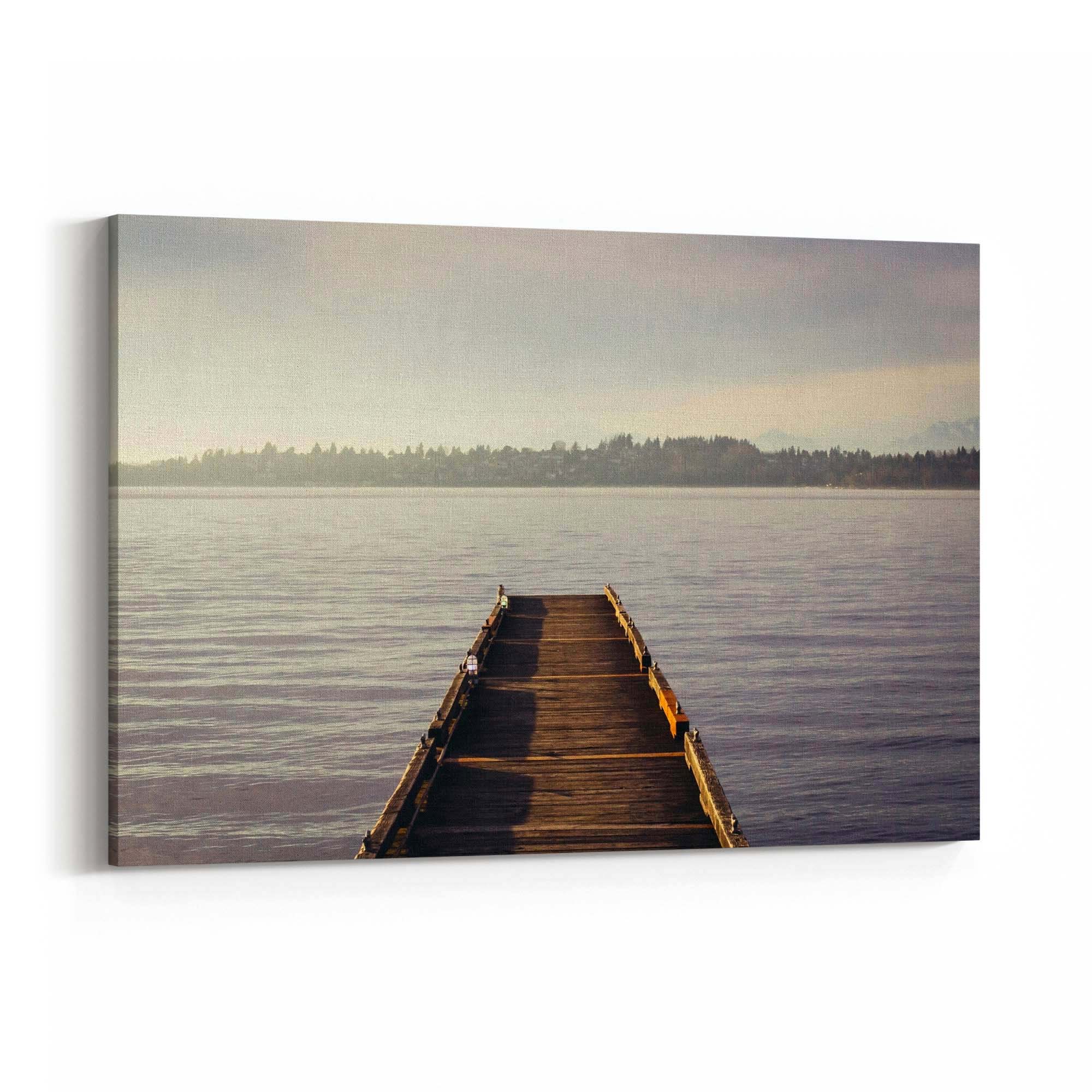 Calming Coast Landscape Photograph Wall Art - The Affordable Art Company