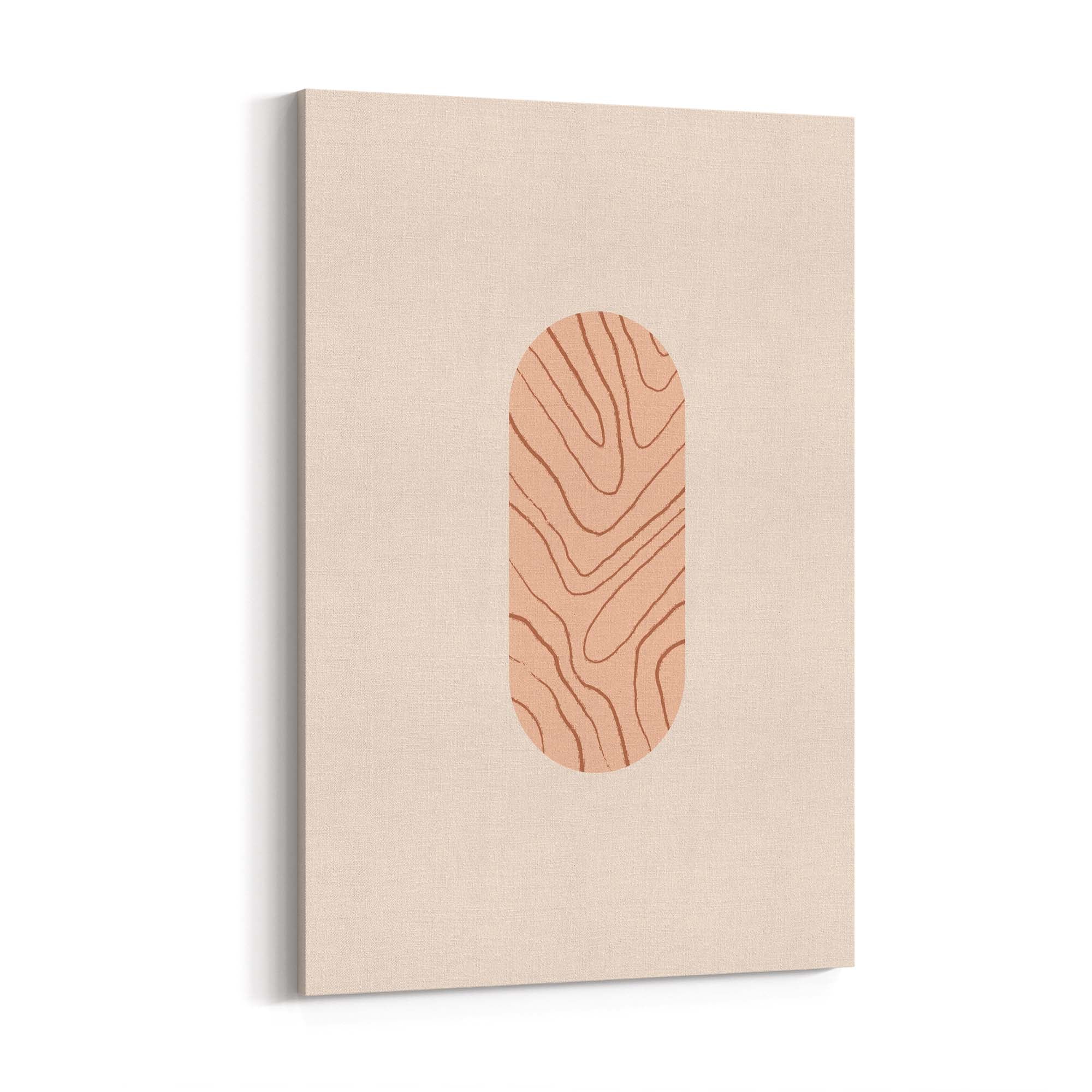 Pastel & Peach Minimal Wall Art