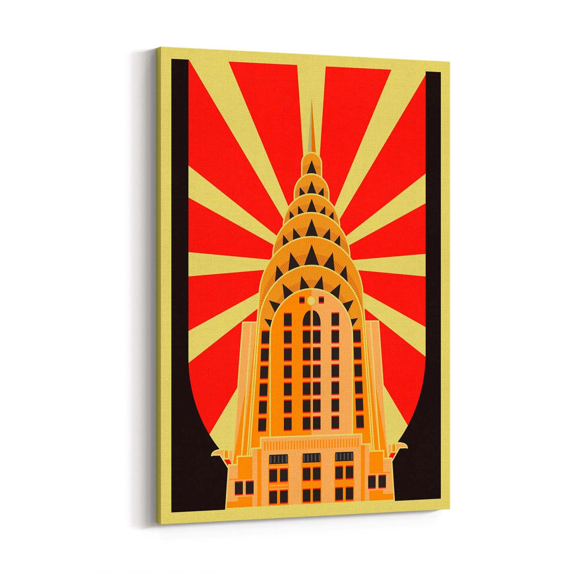 Art Deco Chrysler Building Vintage New York Wall Art - The Affordable Art Company