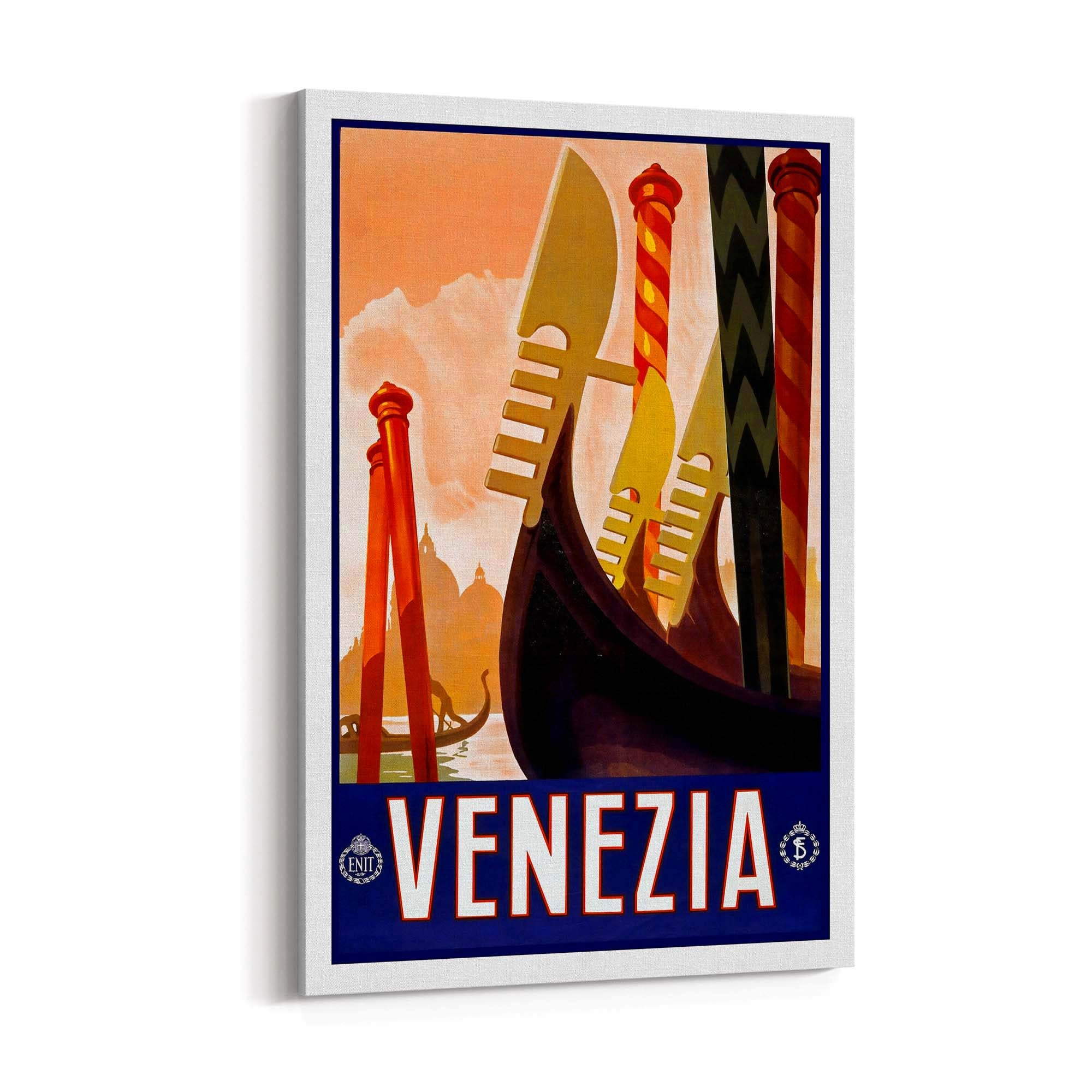 Vintage Venezia (Venice), Italy Advert Wall Art - The Affordable Art Company