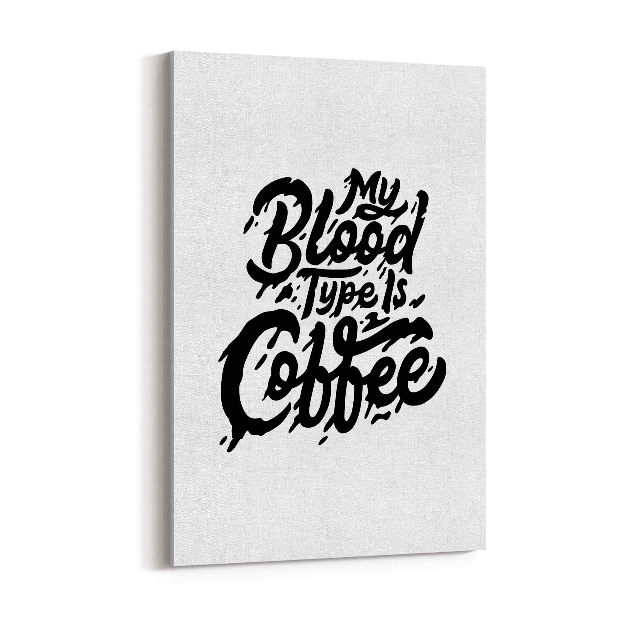 Coffee Quote Minimal Kitchen Cafe Style Wall Art #6 - The Affordable Art Company