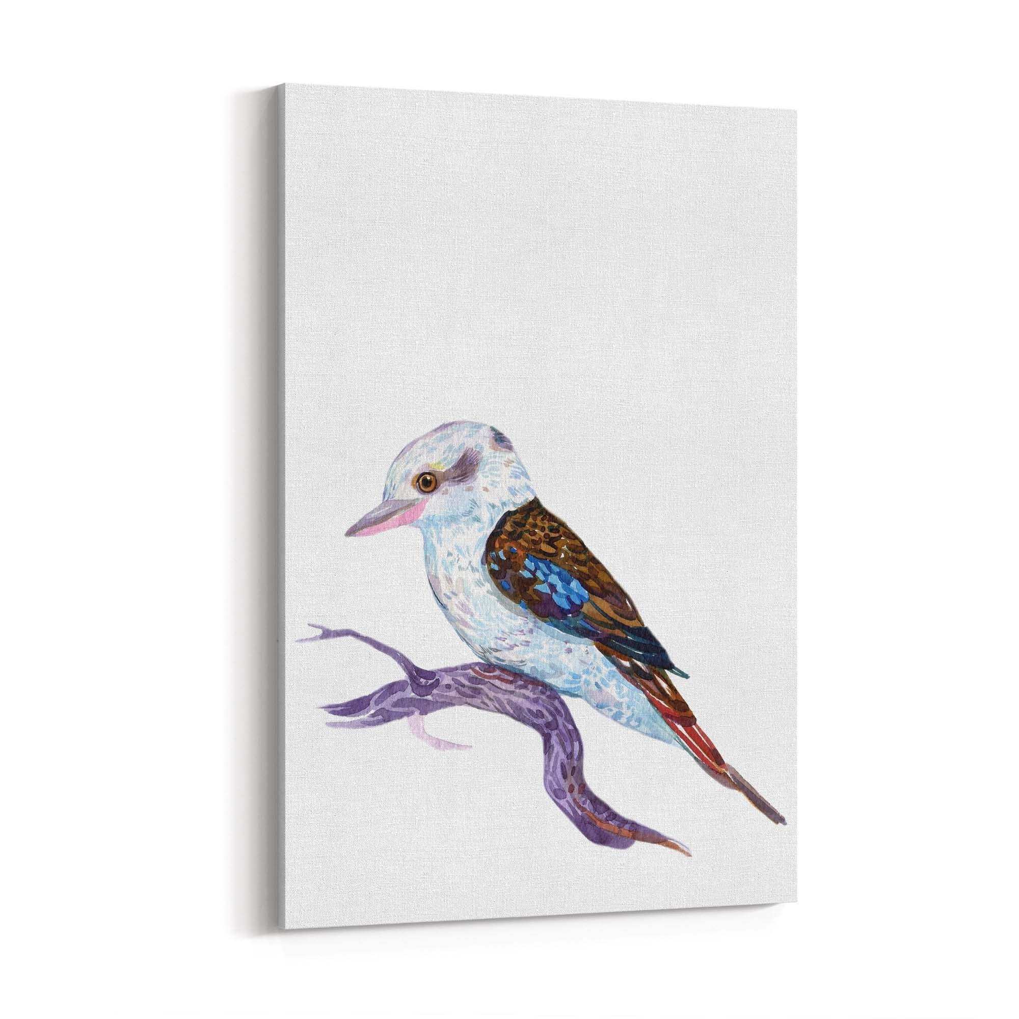 Kookaburra Australian Bird Nursery Painting Wall Art - The Affordable Art Company