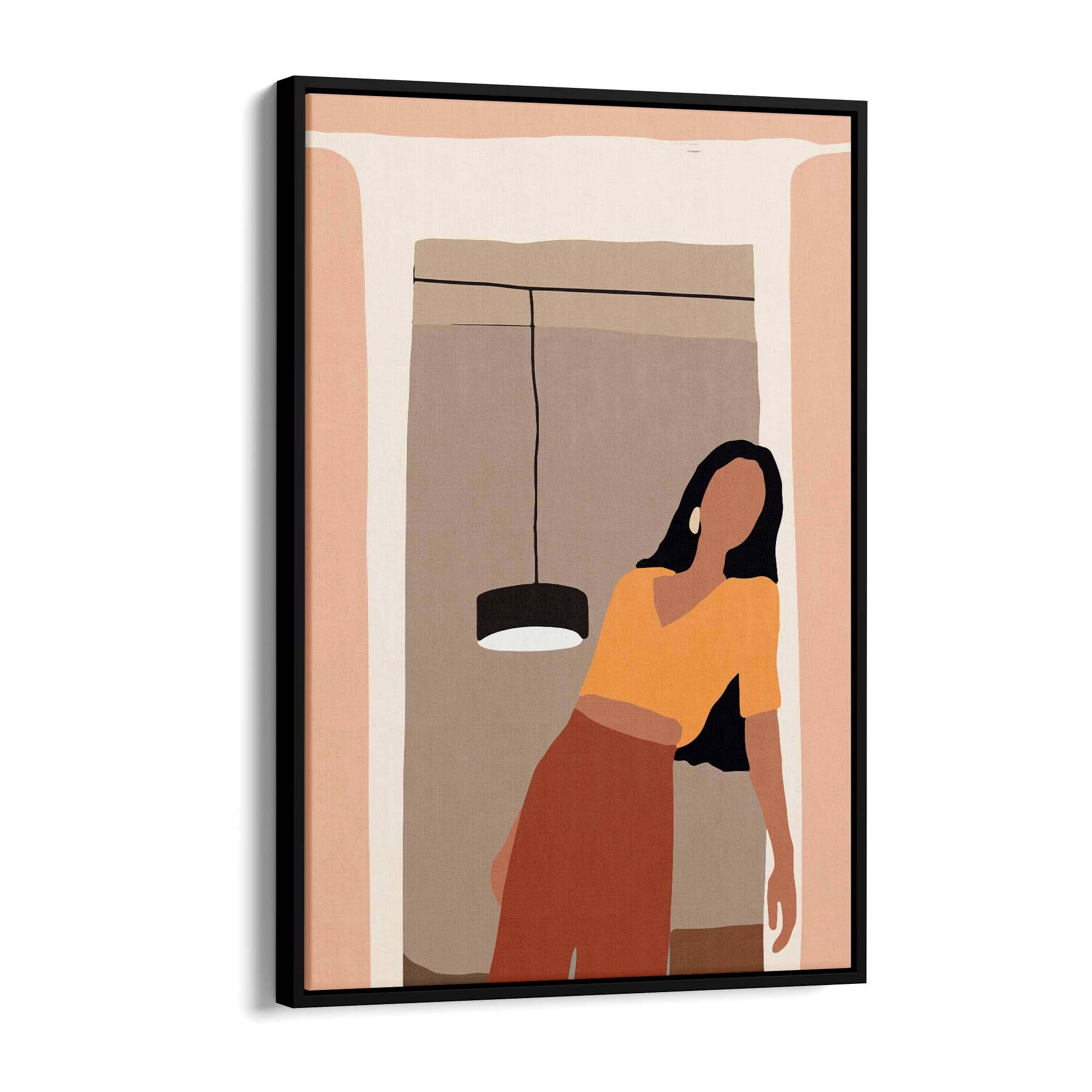Fashion Minimal Retro Girls Bedroom Wall Art #5 - The Affordable Art Company
