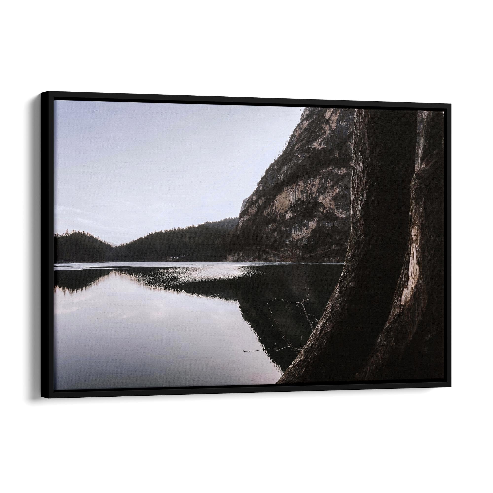 Calm Lake Landscape Photograph Wall Art - The Affordable Art Company