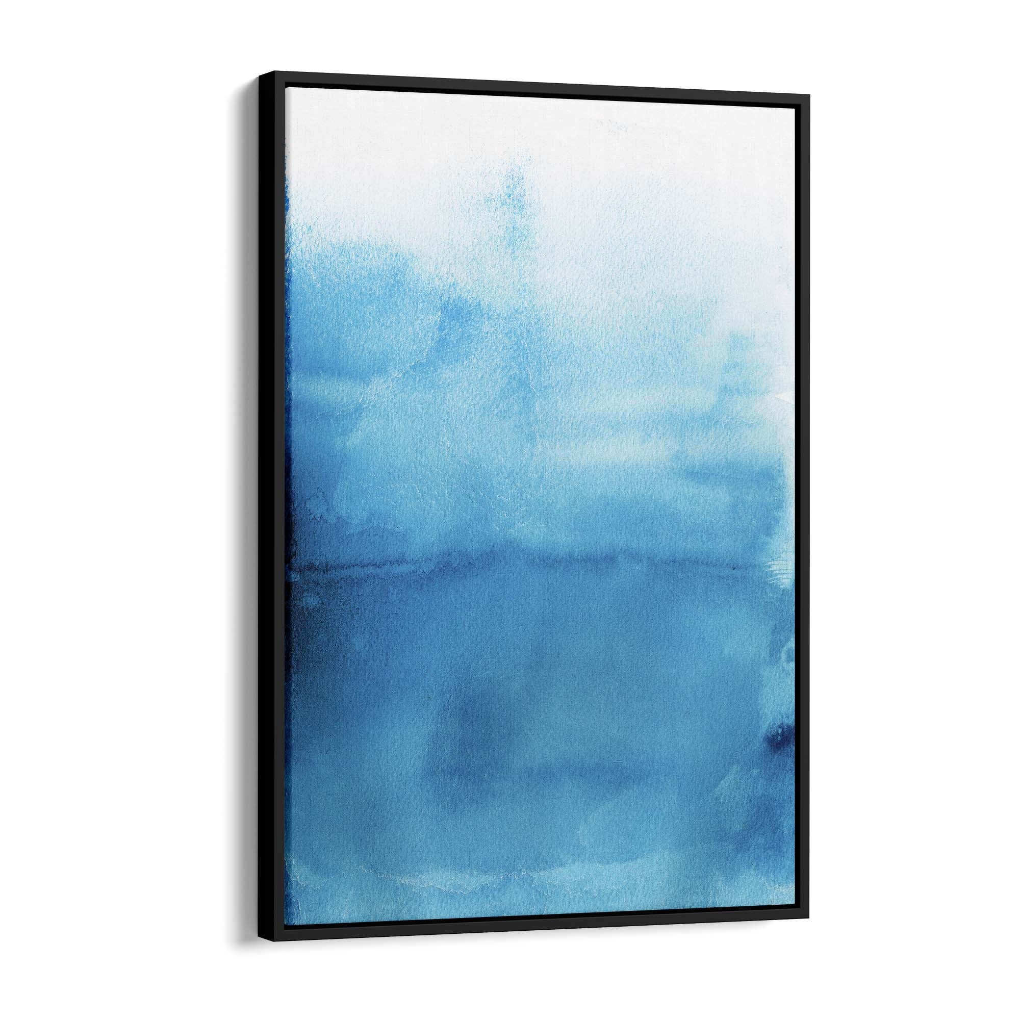 Minimal Blue Painting Abstract Modern Wall Art #16 - The Affordable Art Company