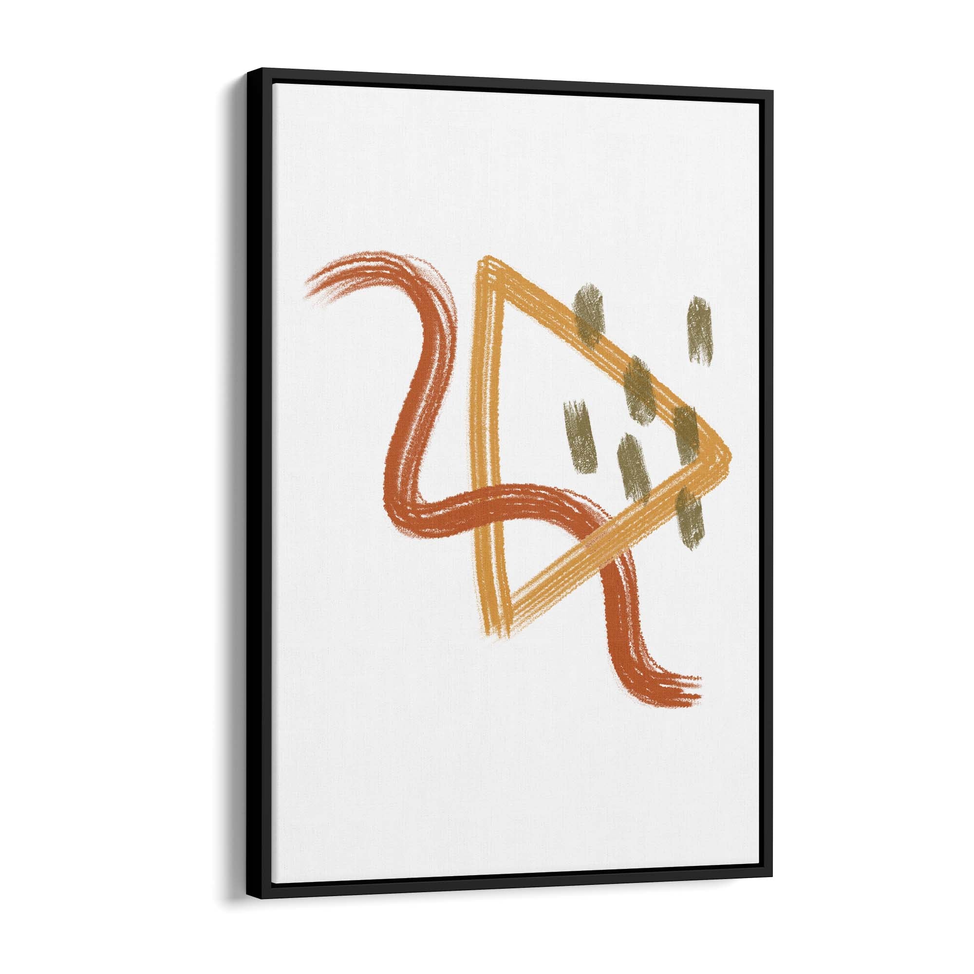 Shaped Abstract Minimal Wall Art - The Affordable Art Company