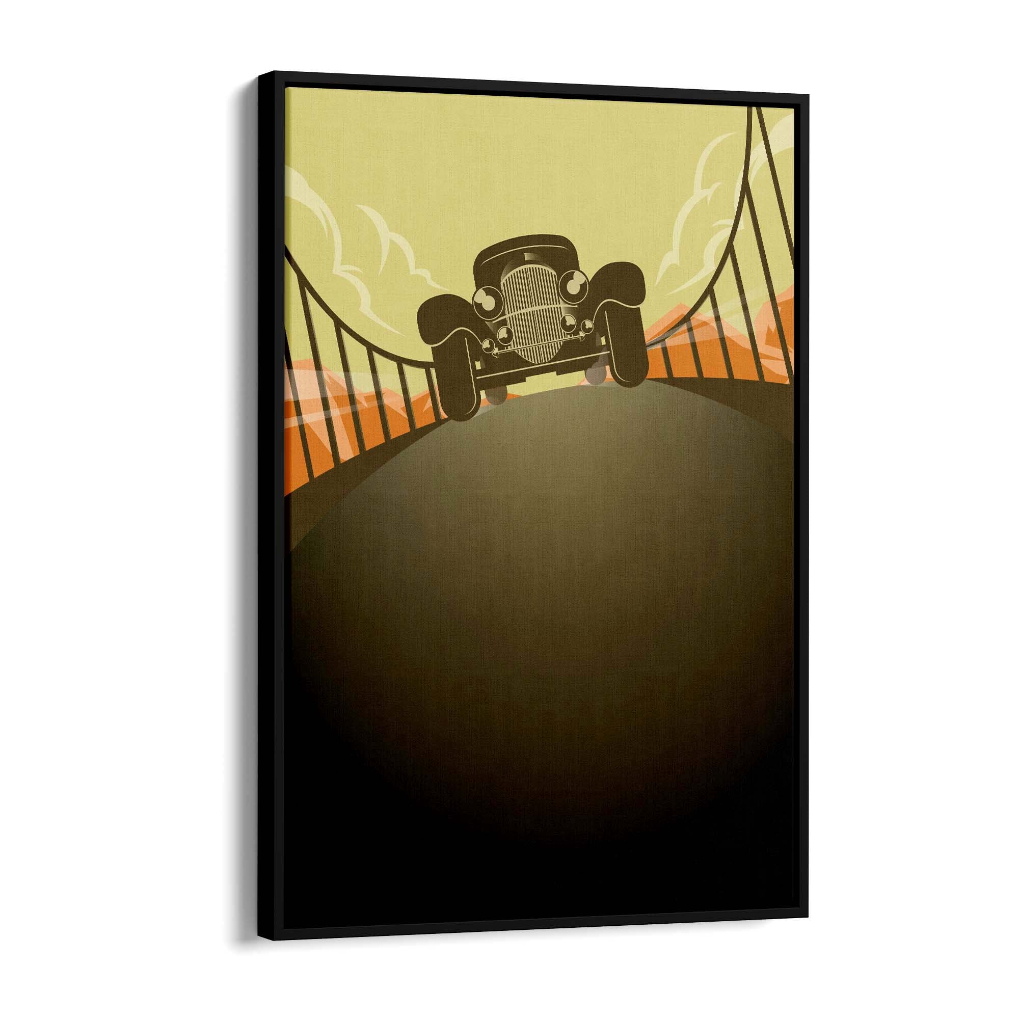 Art Deco Car Vintage Retro New York Wall Art #3 - The Affordable Art Company