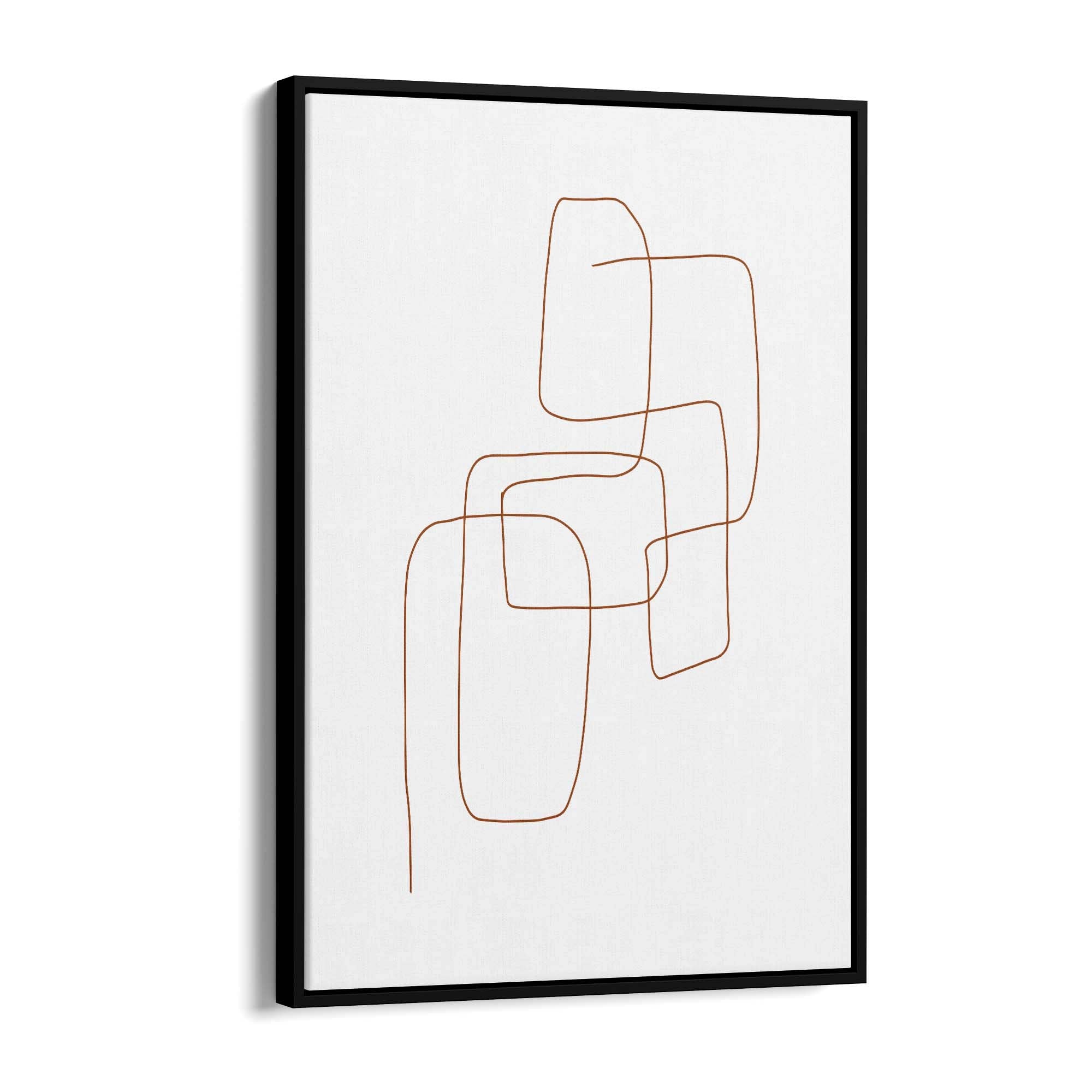 Minimal Lines Abstract Wall Art #1 - The Affordable Art Company