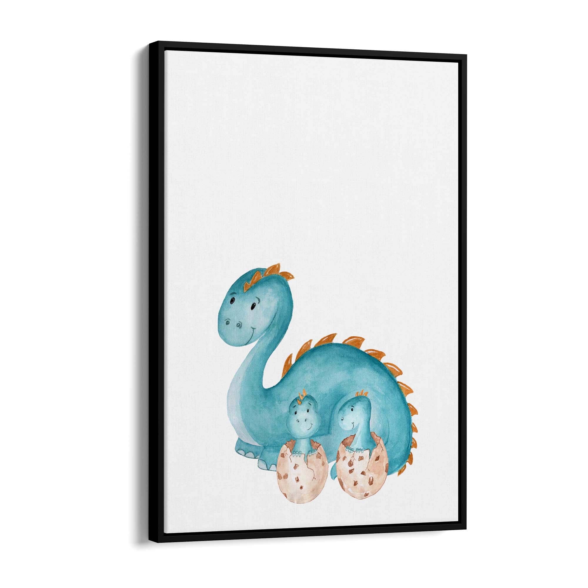 Cute Cartoon Dinosaur Boys Bedroom Wall Art #1 - The Affordable Art Company