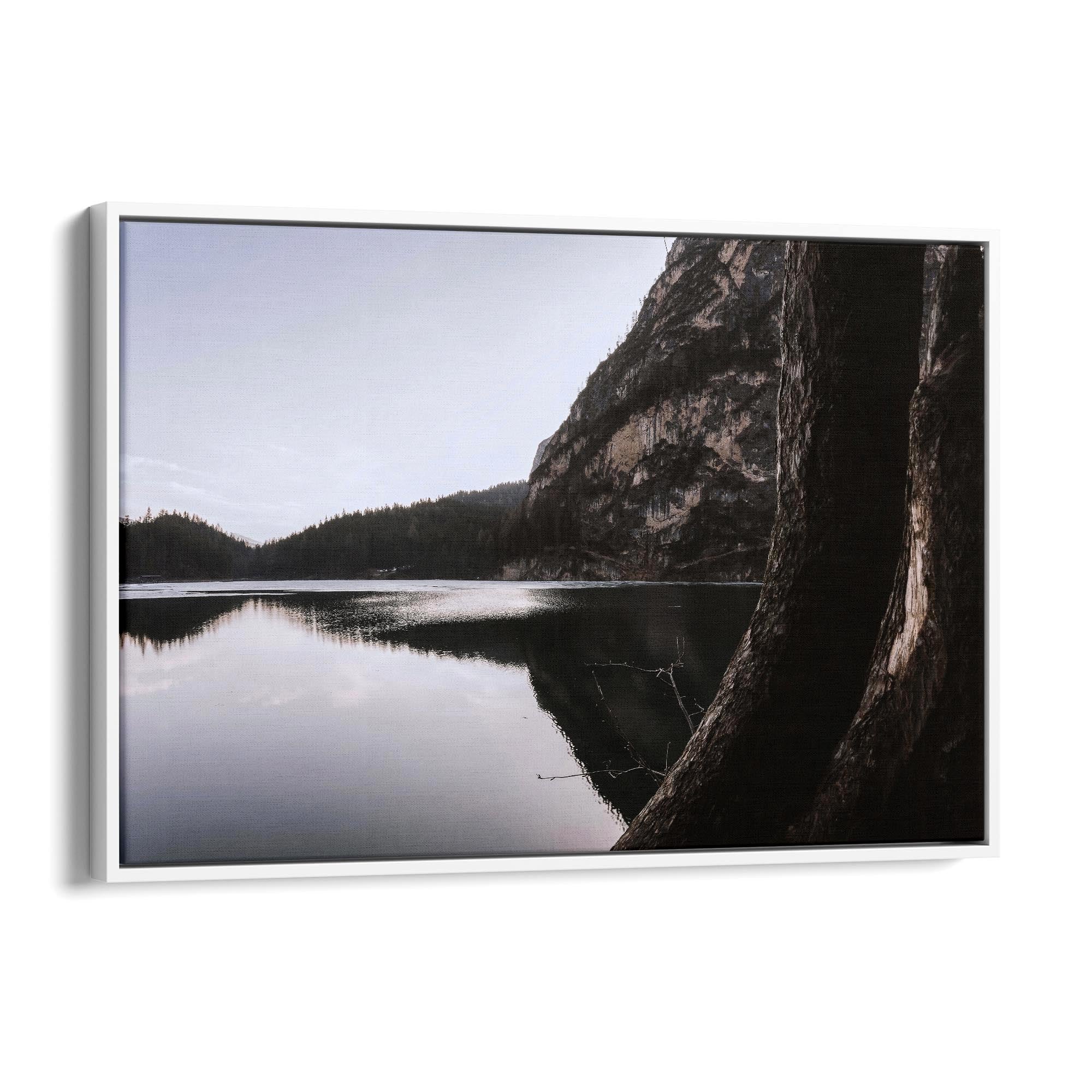 Calm Lake Landscape Photograph Wall Art - The Affordable Art Company