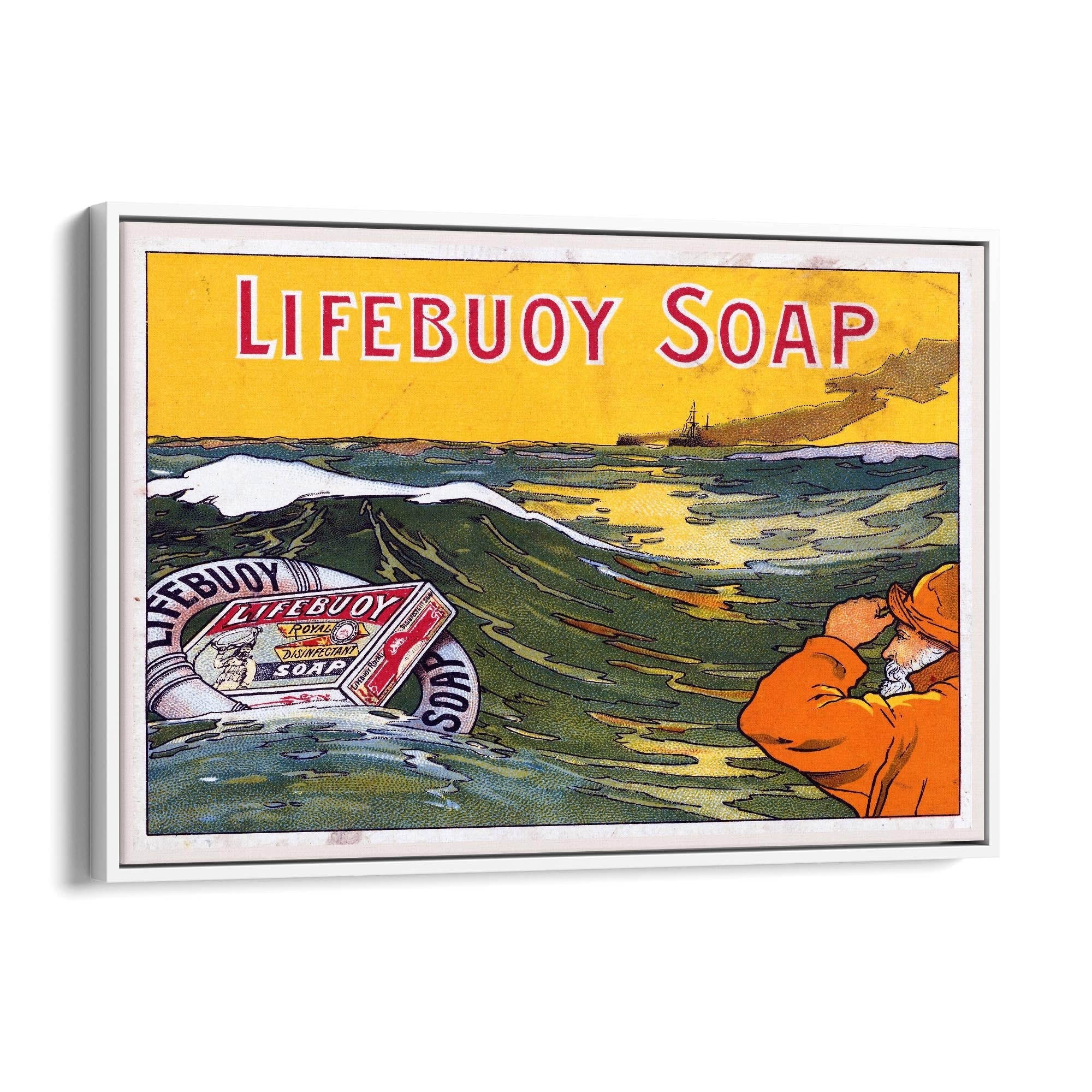 Lifebuoy Soap Laundry Vintage Advert Wall Art - The Affordable Art Company