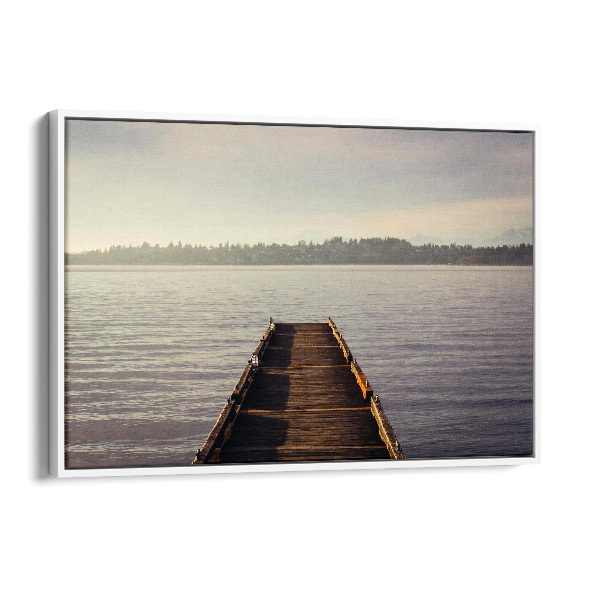 Calming Coast Landscape Photograph Wall Art - The Affordable Art Company