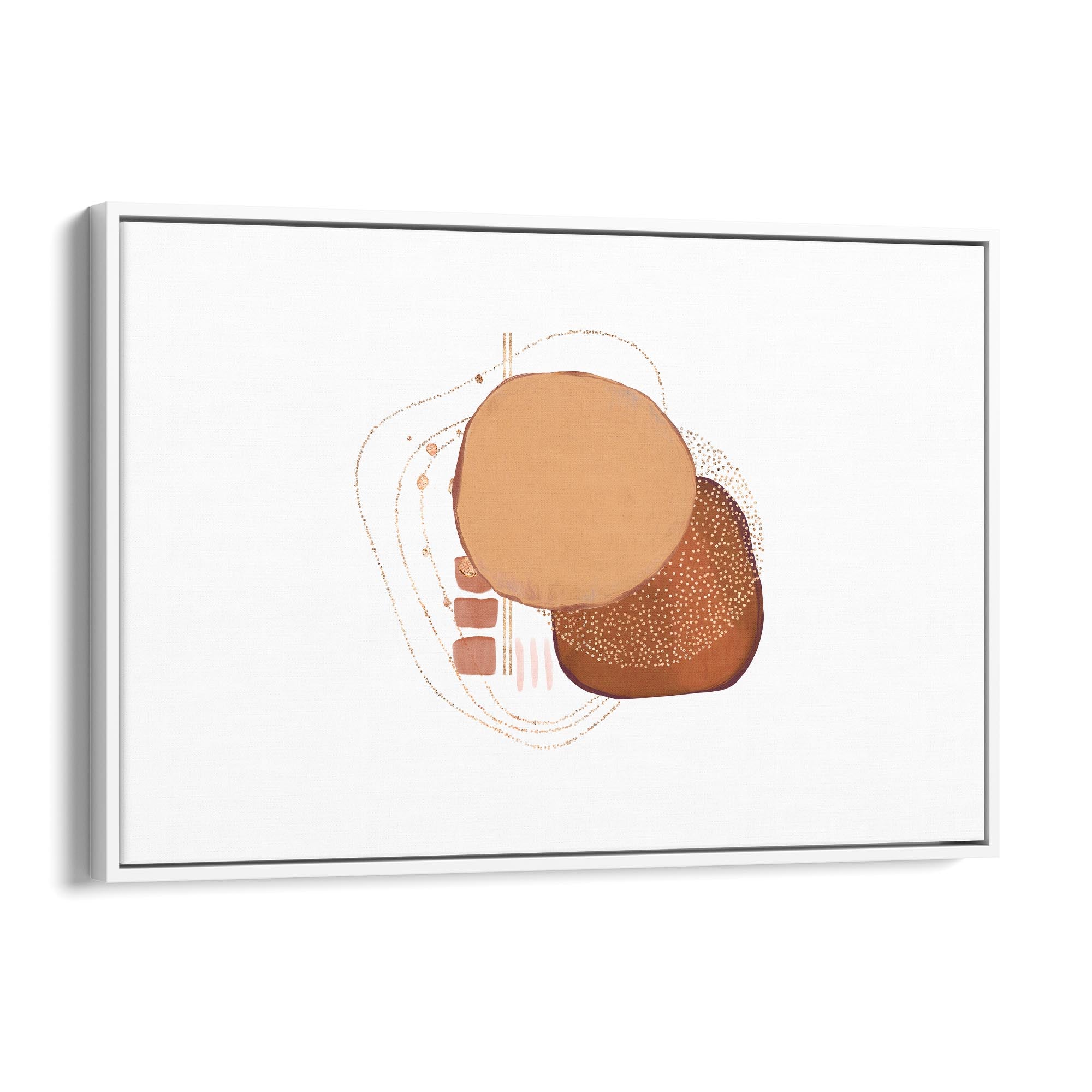 Blue Abstract Painting Minimal Modern Wall Art #12 - The Affordable Art Company