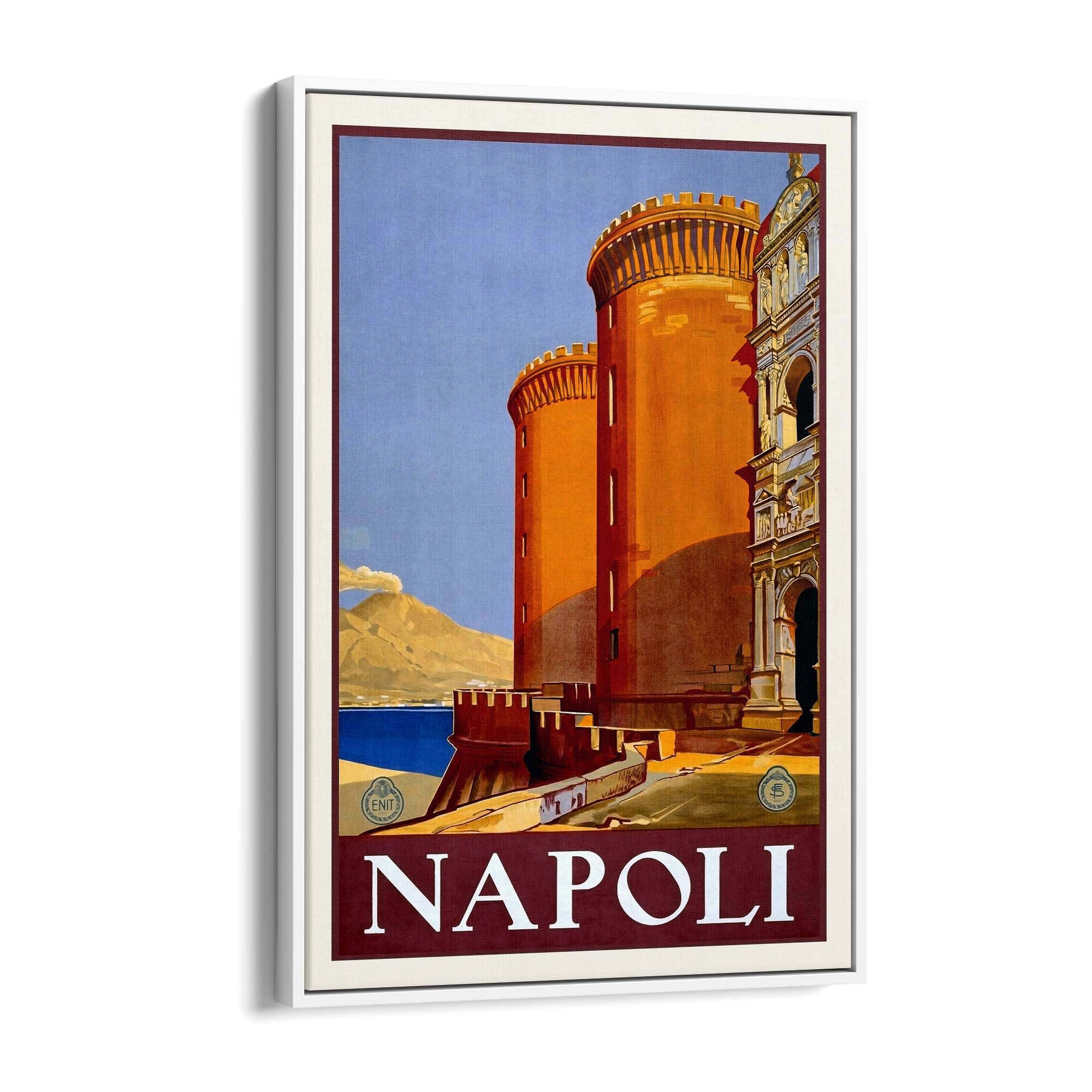 Napoli Italy Vintage Travel Advert Wall Art - The Affordable Art Company