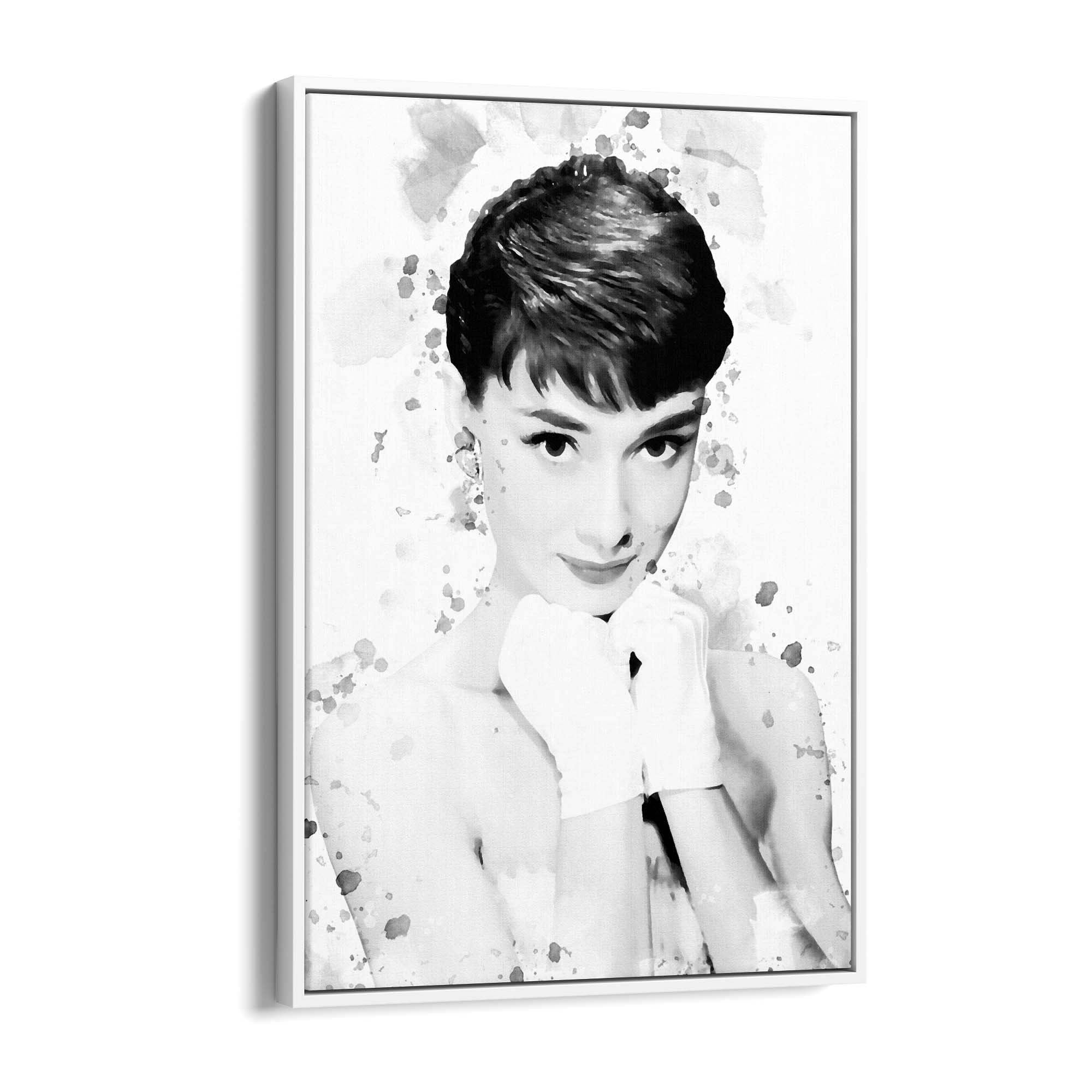 Audrey Hepburn Fashion Minimal Bedroom Wall Art #6 - The Affordable Art Company