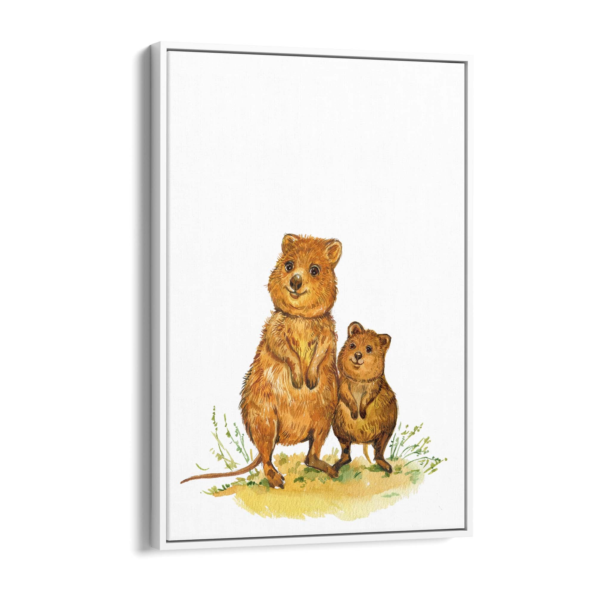 Australian Quokka Painting Animal Nursery Wall Art #2 - The Affordable Art Company