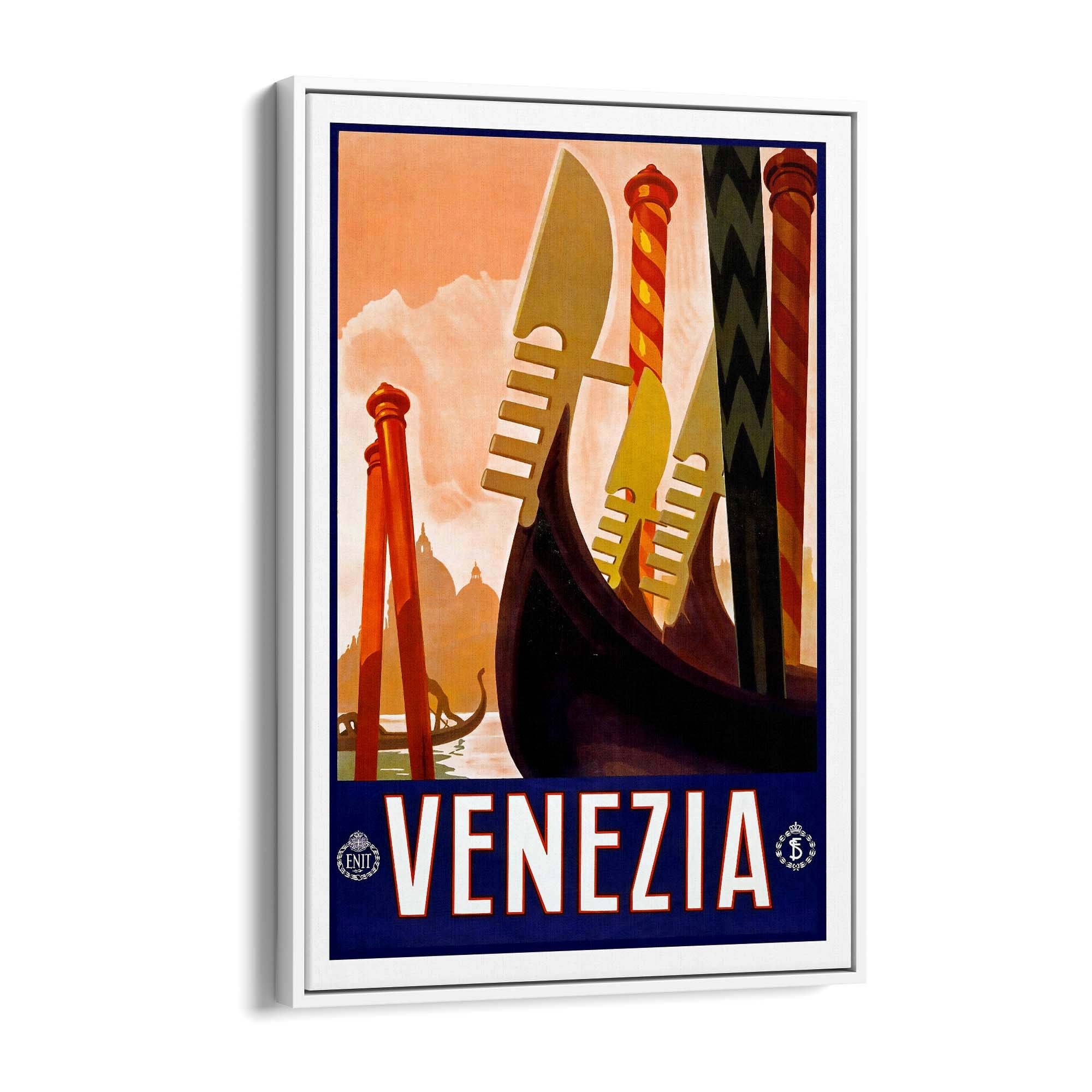 Vintage Venezia (Venice), Italy Advert Wall Art - The Affordable Art Company