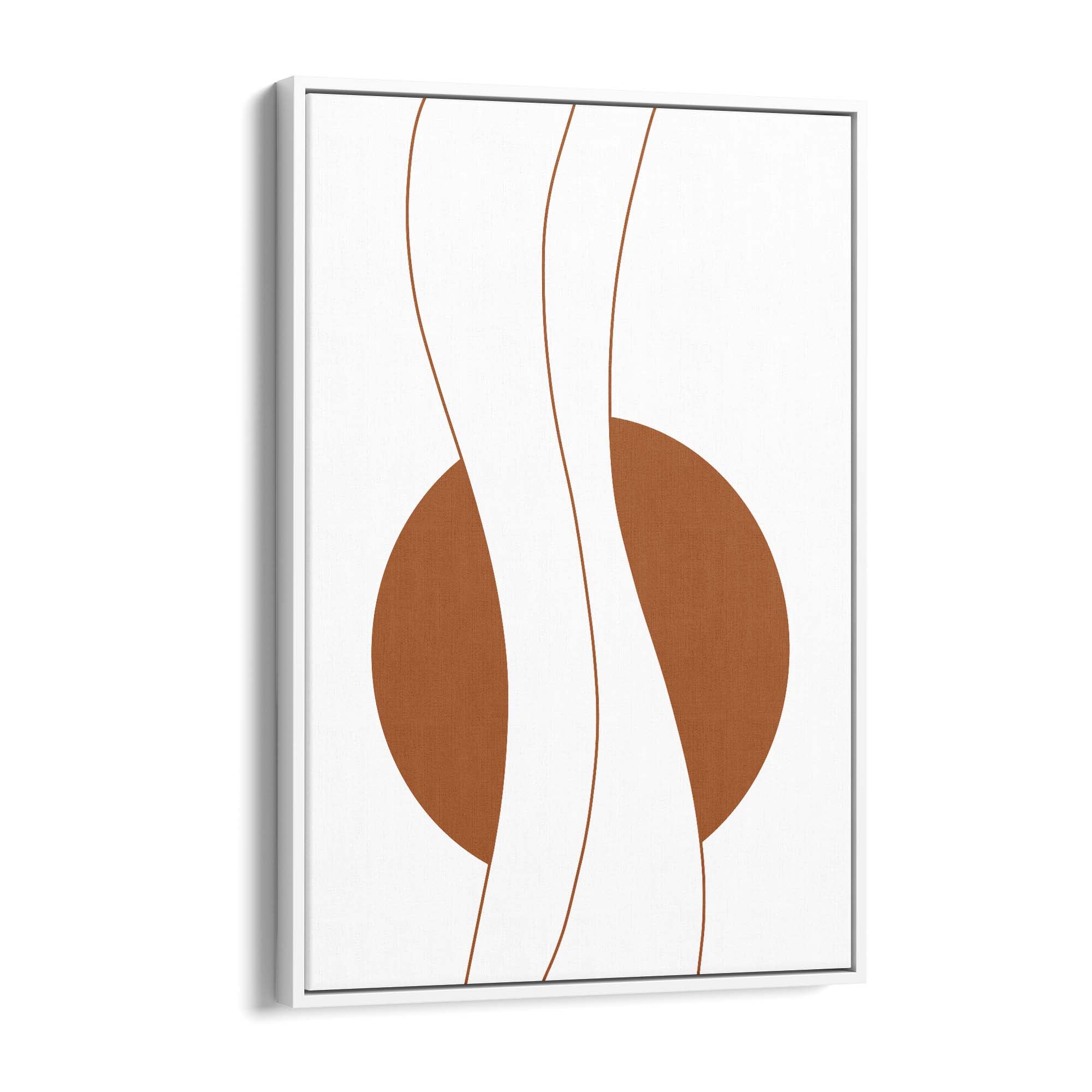 Minimal Waves Line Abstract Wall Art #6 - The Affordable Art Company