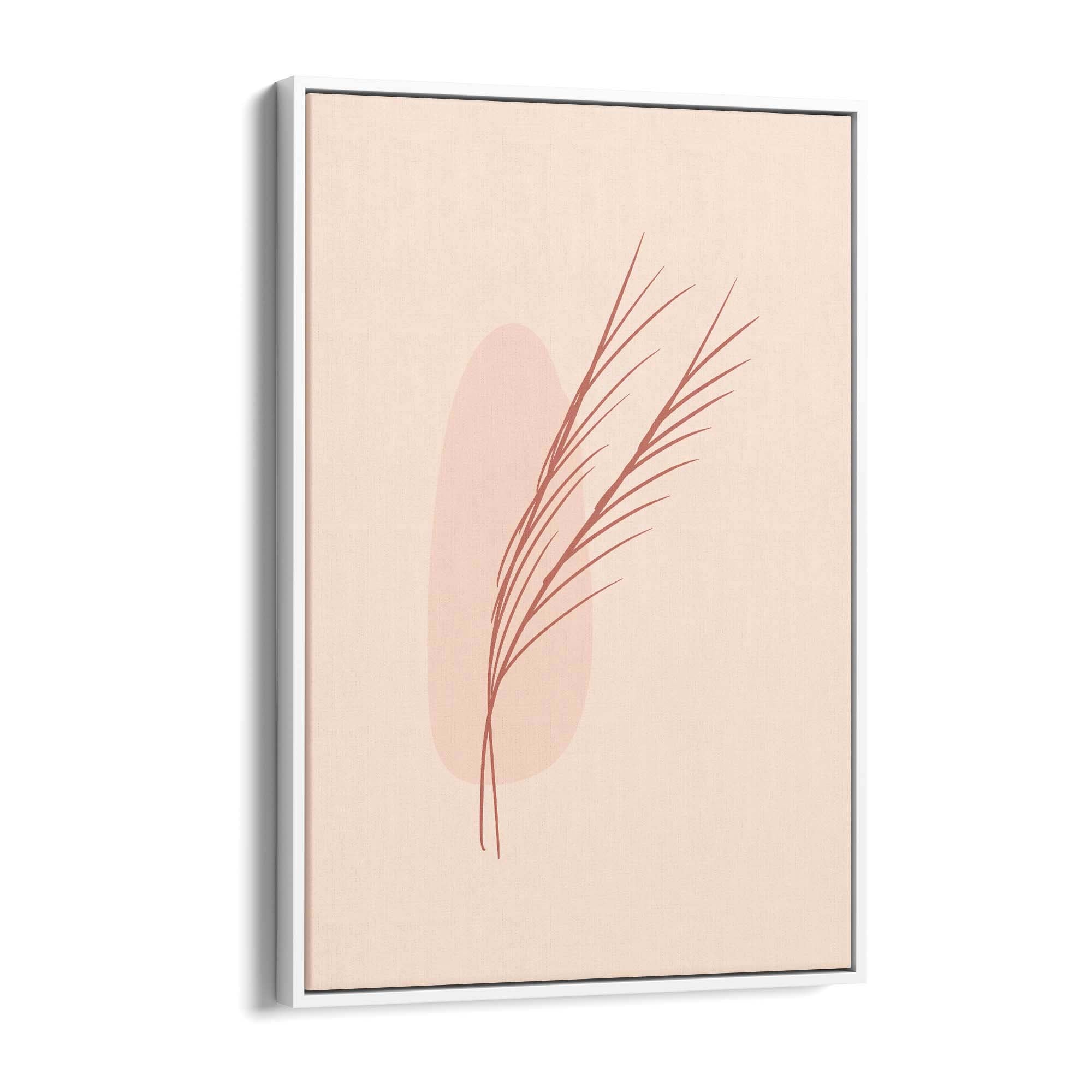 Minimal Branch Retro Pink & Pastel Wall Art - The Affordable Art Company