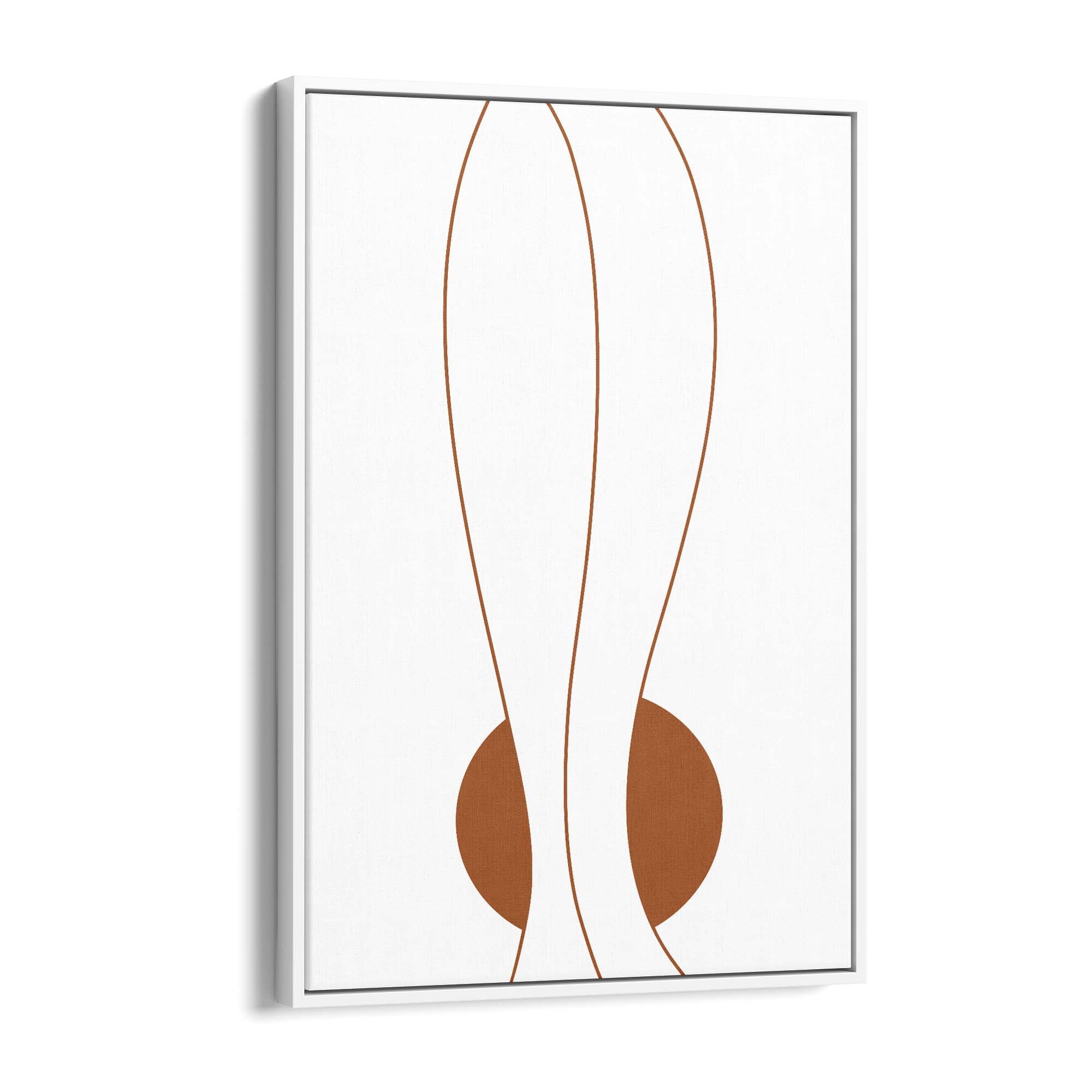 Minimal Waves Line Abstract Wall Art #7 - The Affordable Art Company