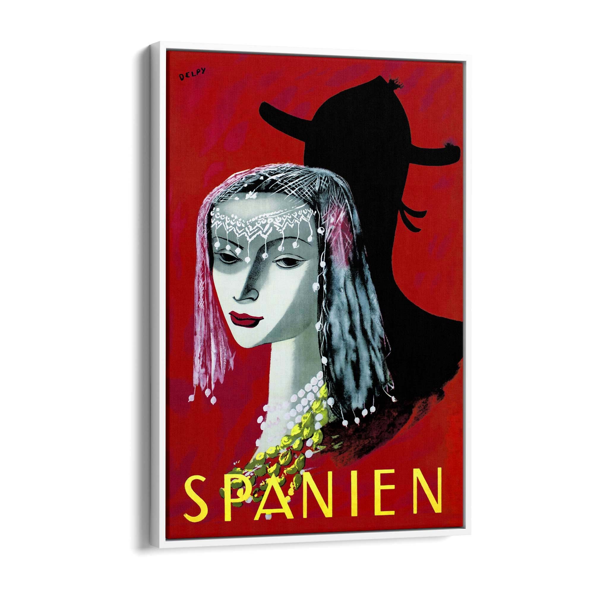 Spain Vintage Travel Advert Wall Art - The Affordable Art Company