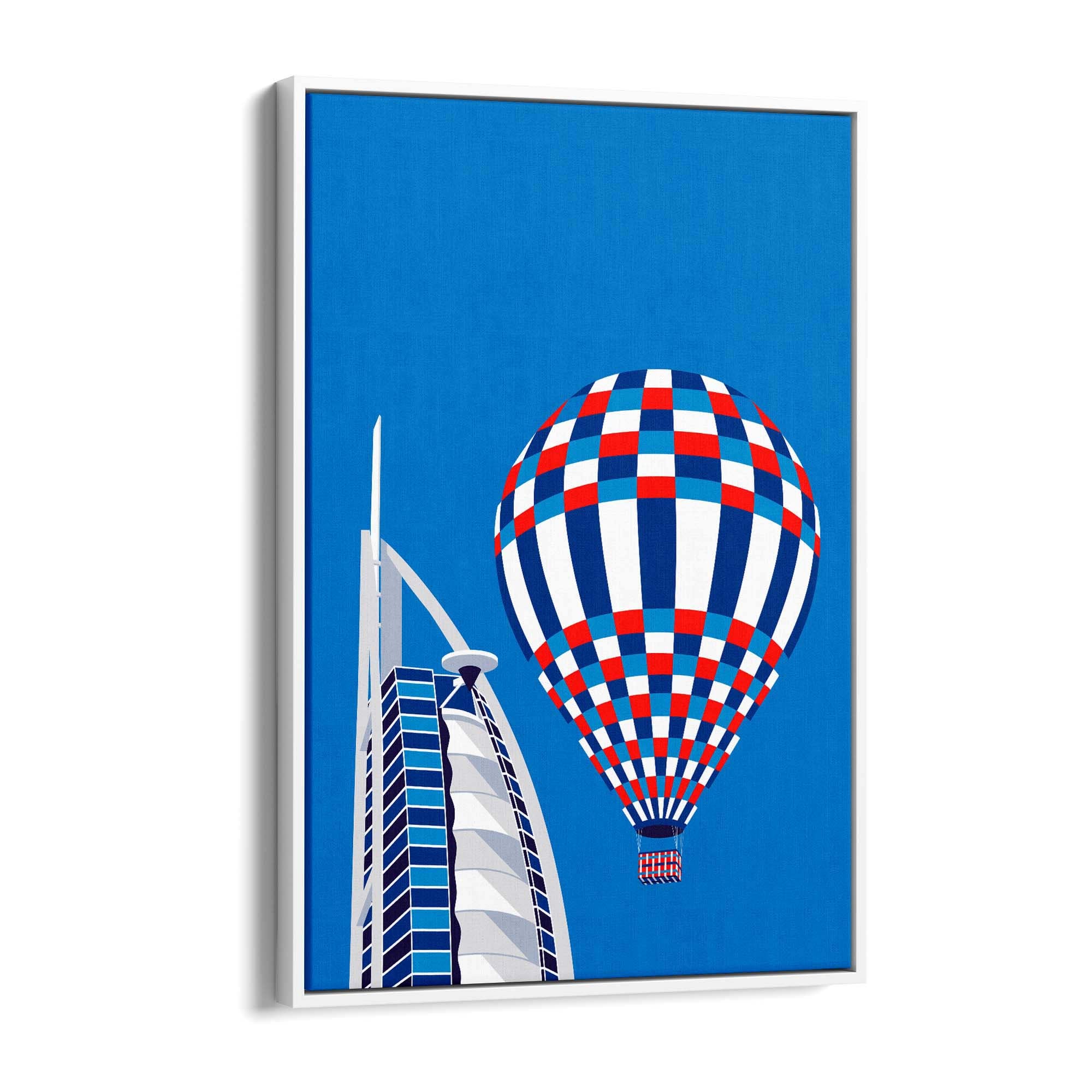 Retro Dubai UAE World Travel Vintage Wall Art #2 - The Affordable Art Company