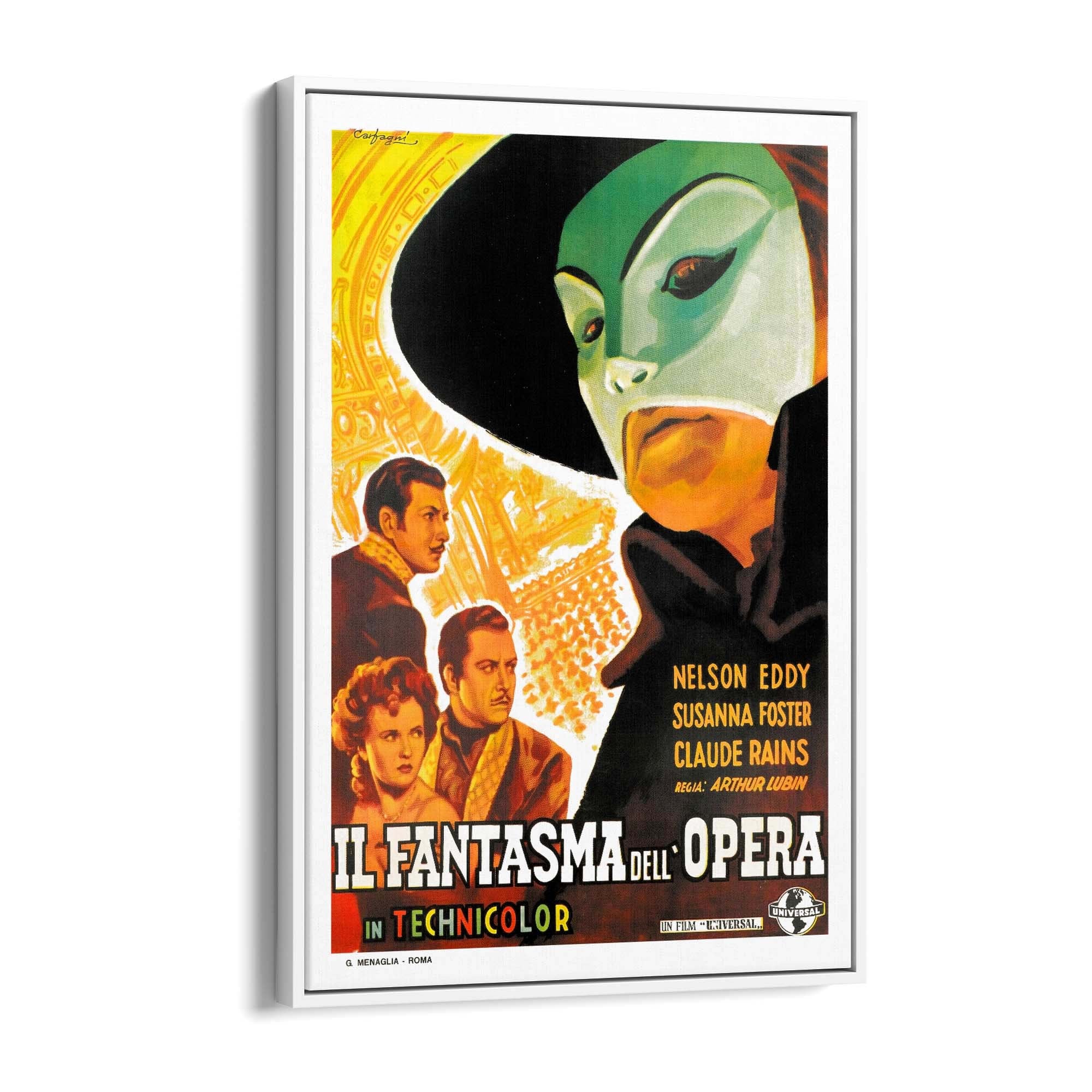 French Phantom of the Opera Vintage Advert Art - The Affordable Art Company