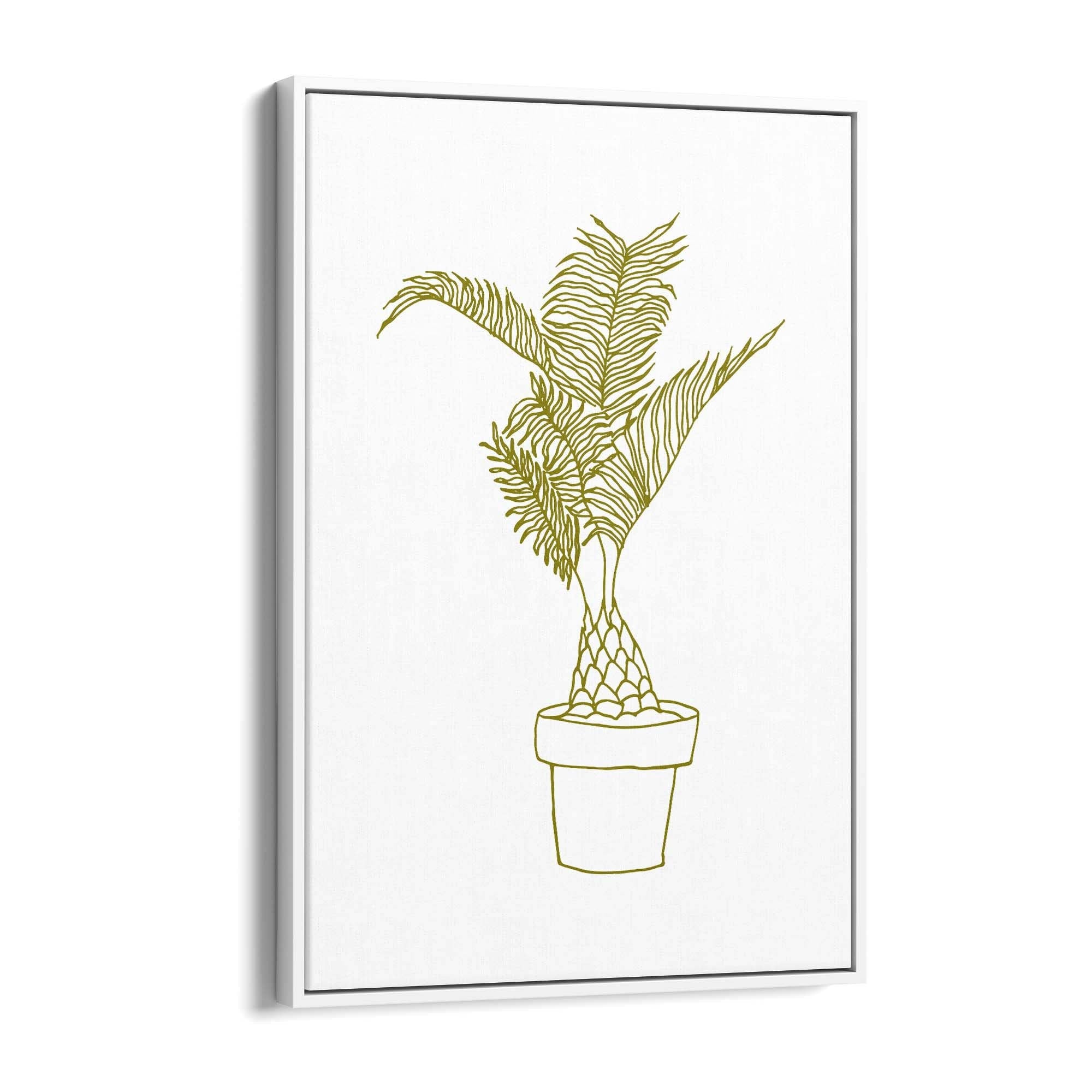 Abstract House Plant Minimal Living Room Wall Art #23 - The Affordable Art Company