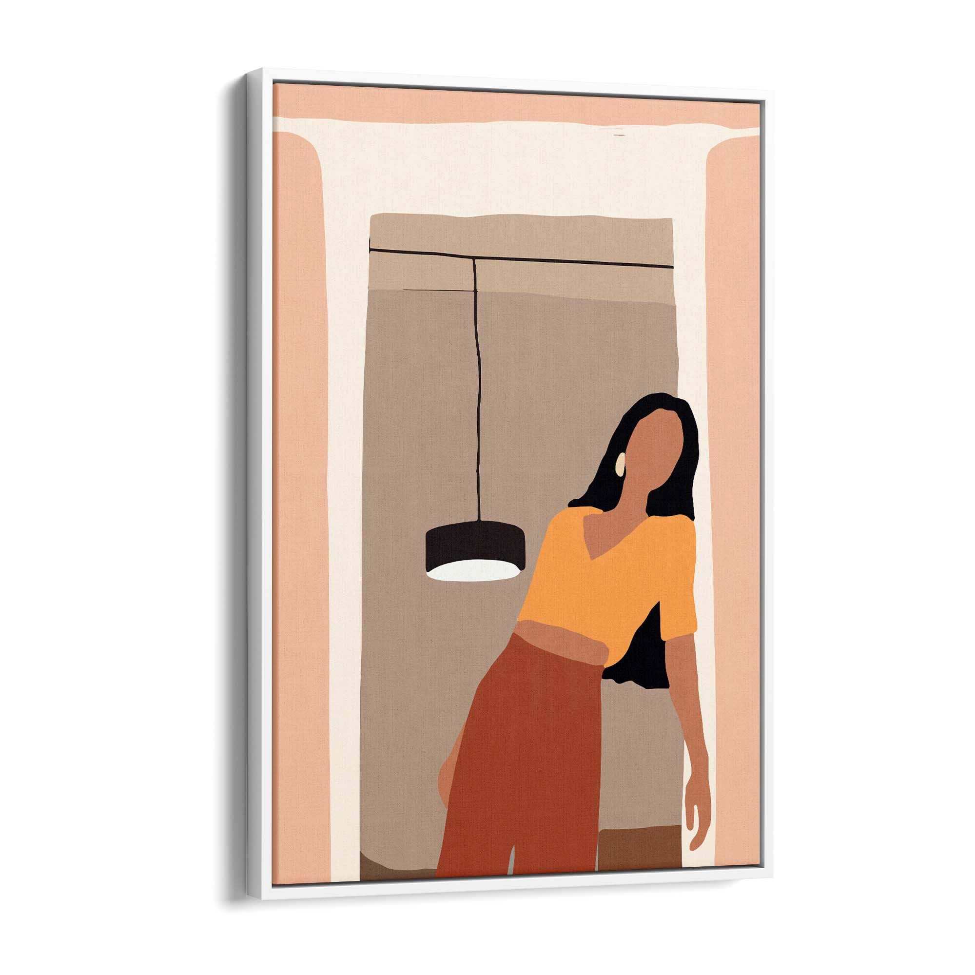 Fashion Minimal Retro Girls Bedroom Wall Art #5 - The Affordable Art Company