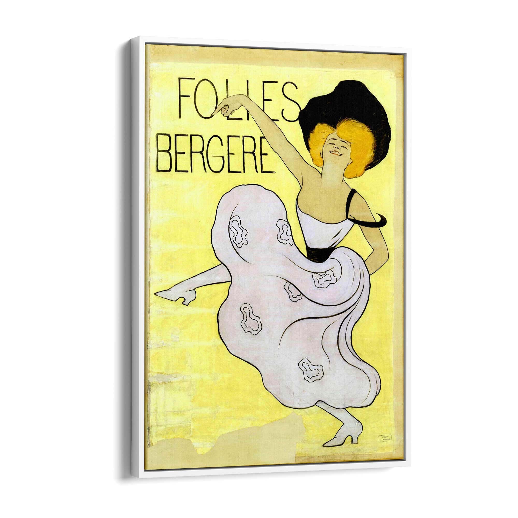 French Folies Vintage Advert Decor Wall Art - The Affordable Art Company