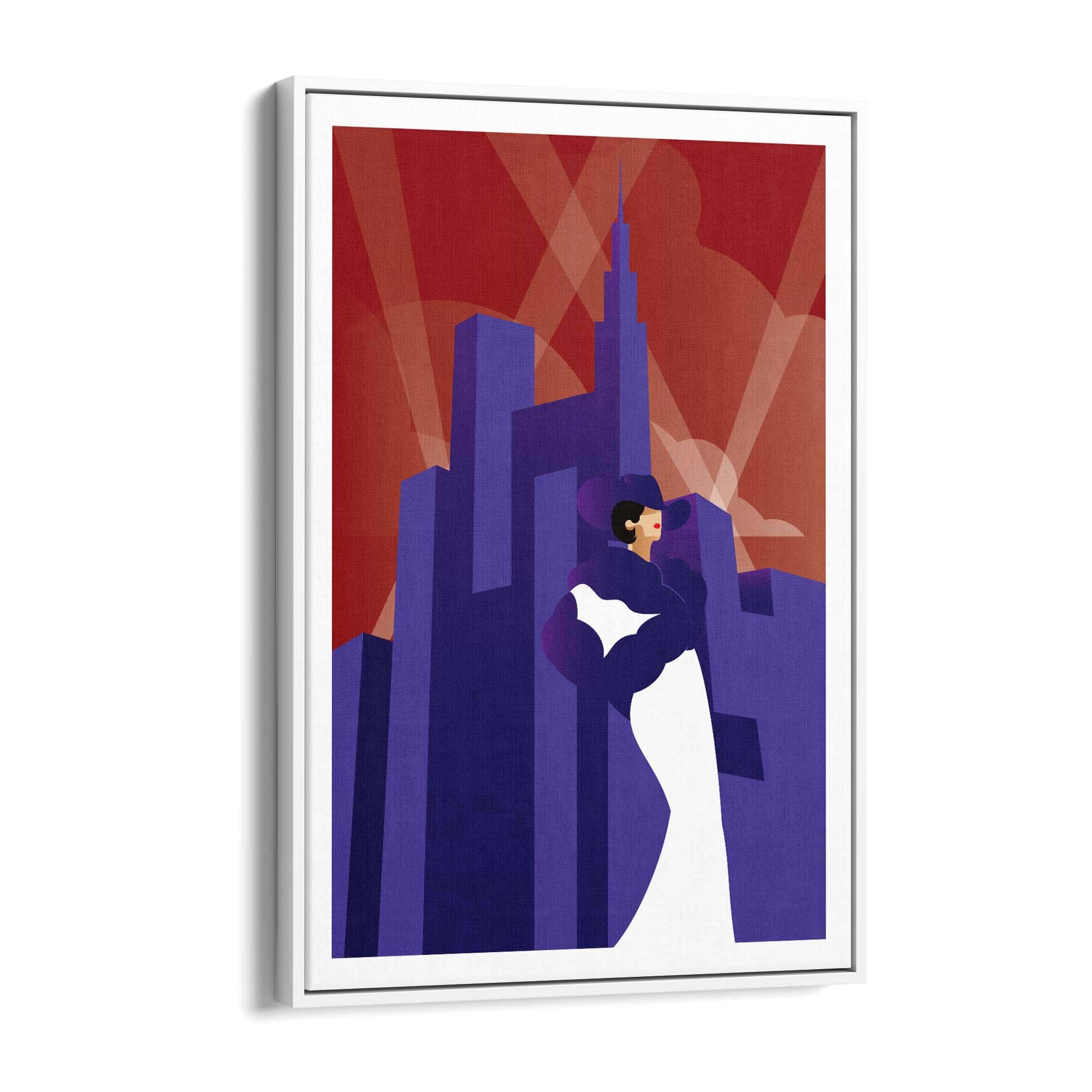 Art Deco New York Fashion Retro Vintage Wall Art #2 - The Affordable Art Company