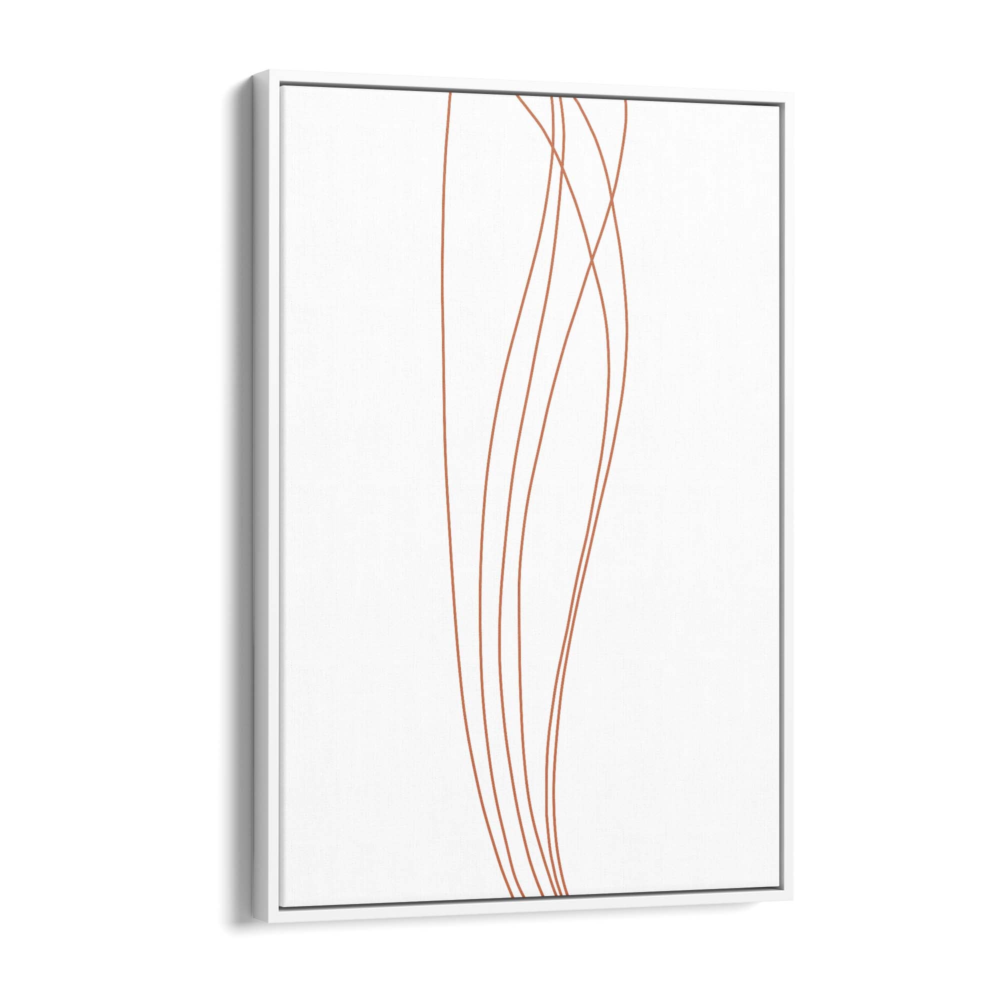 Minimal Waves Line Abstract Wall Art #3 - The Affordable Art Company